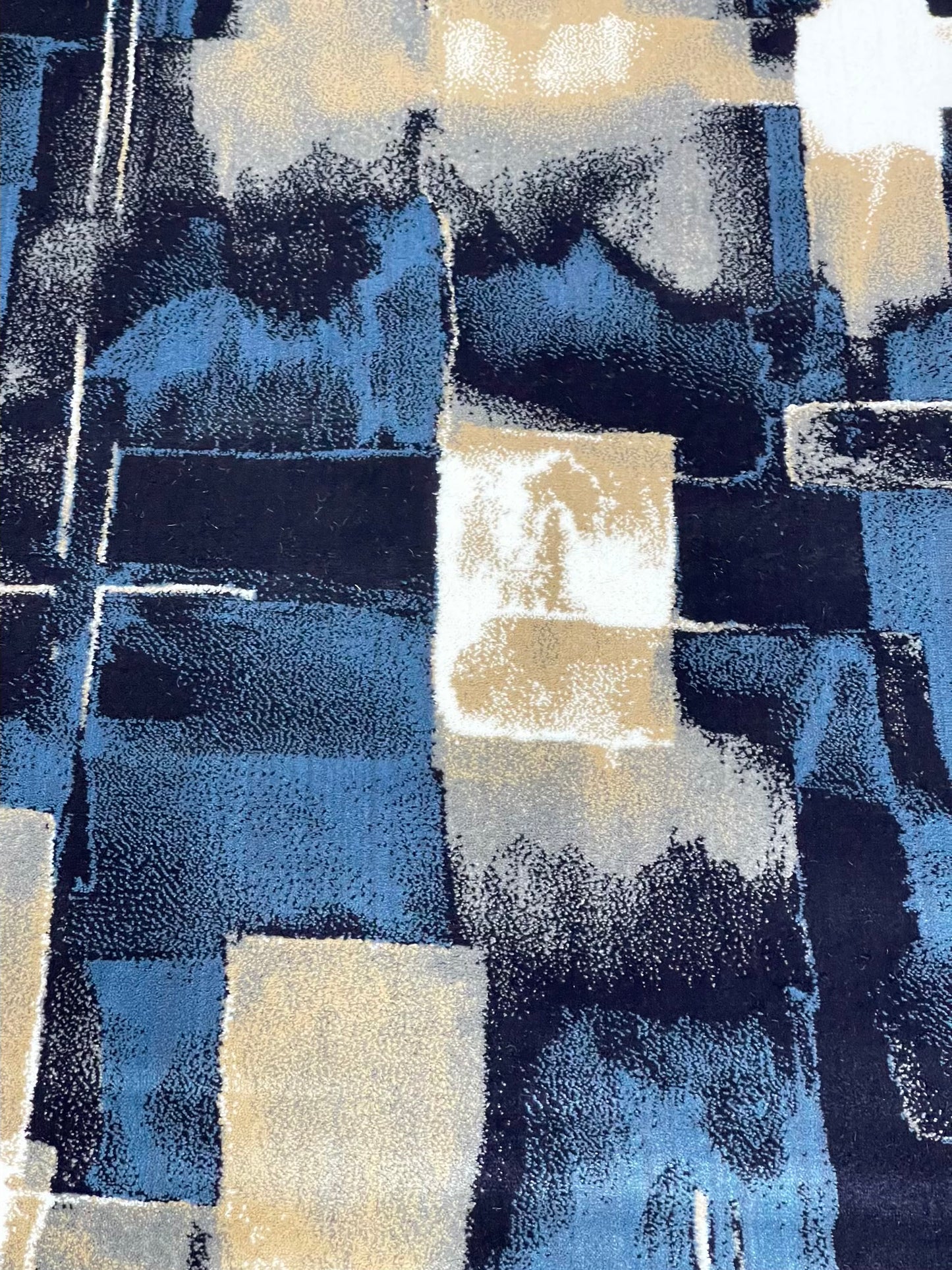 Modern polypropylene Rug,back woven(Article-319-Blue)
Size: 5 ft width x 7.3 ft length