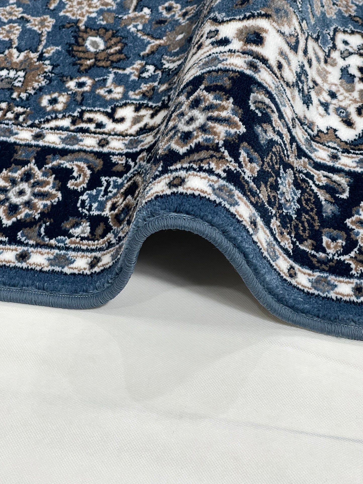 Persian Polypropylene Rug,back woven(Article-01-Blue)