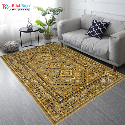 Persian Polypropylene Rug,Woven Back
(Article-65-Beige)
Size : 4 ft width x 5.6 ft length (120 cm x 170 cm)