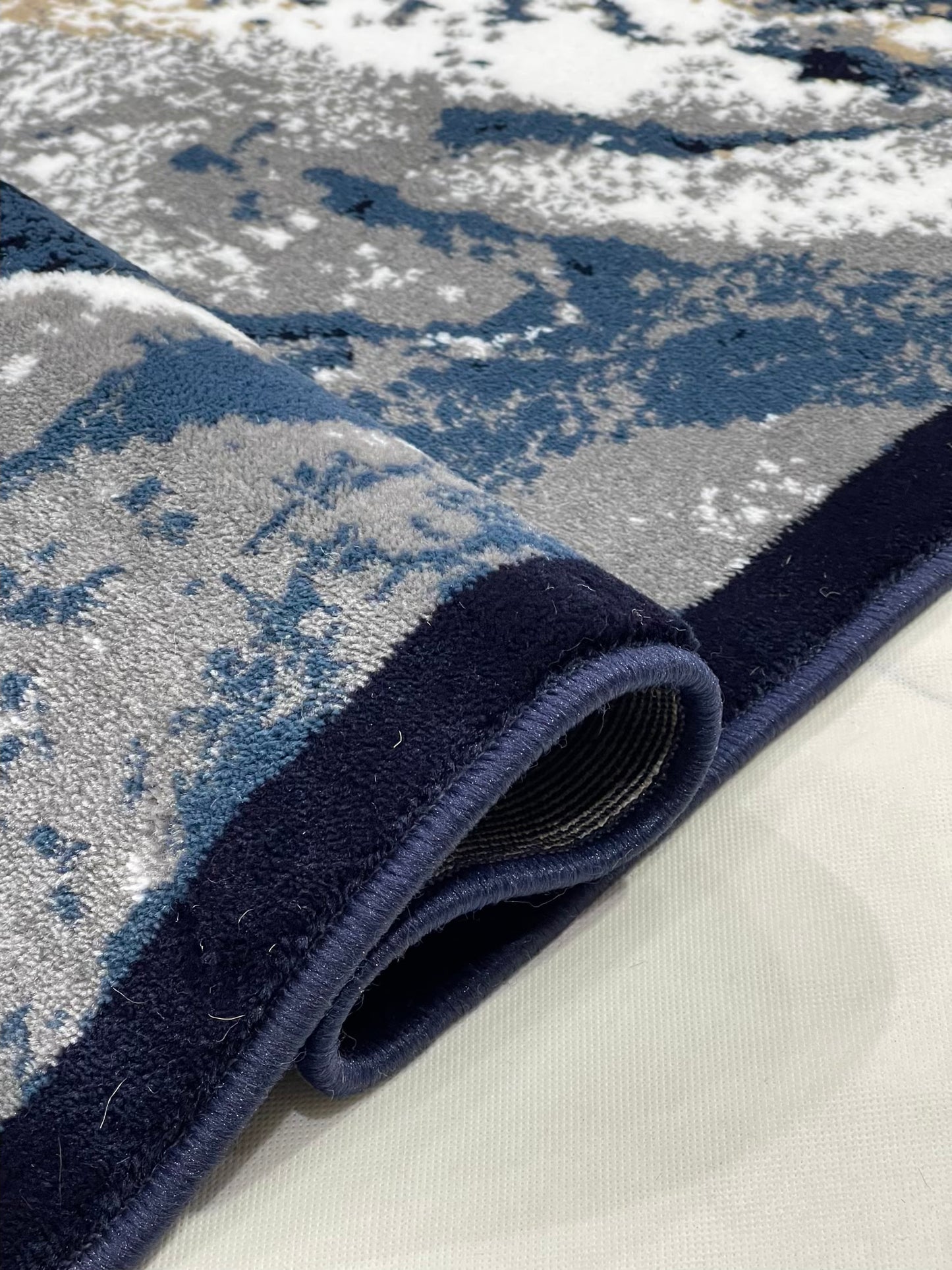 Modern polypropylene Rug,back woven(Article-319-Blue)
Size: 5 ft width x 7.3 ft length