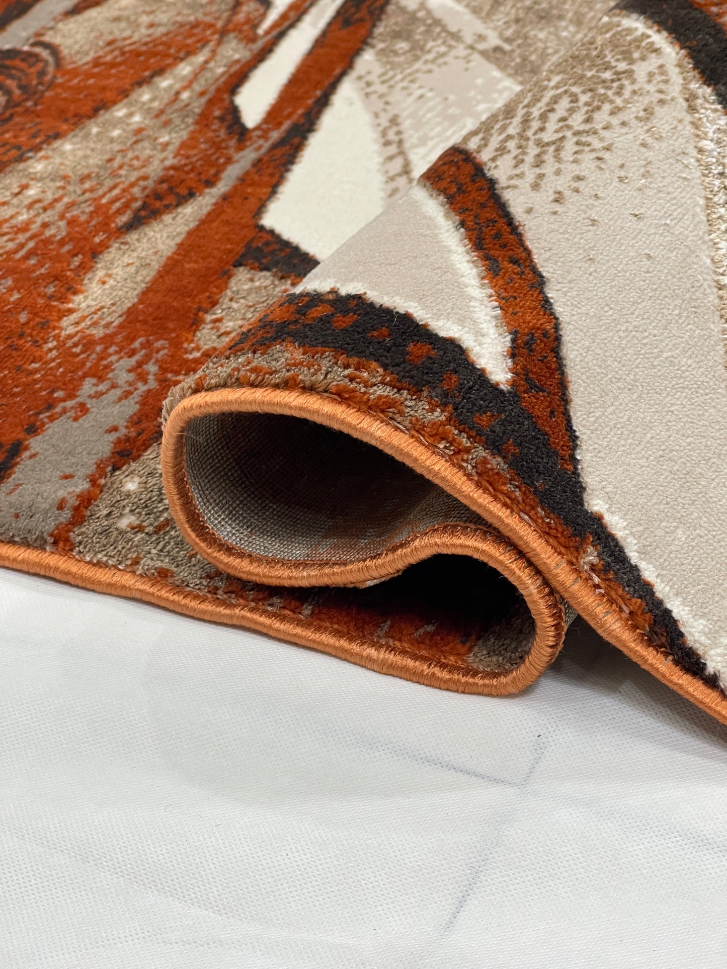 Turkish Top Quality Silk.(Article-1086-Rust)