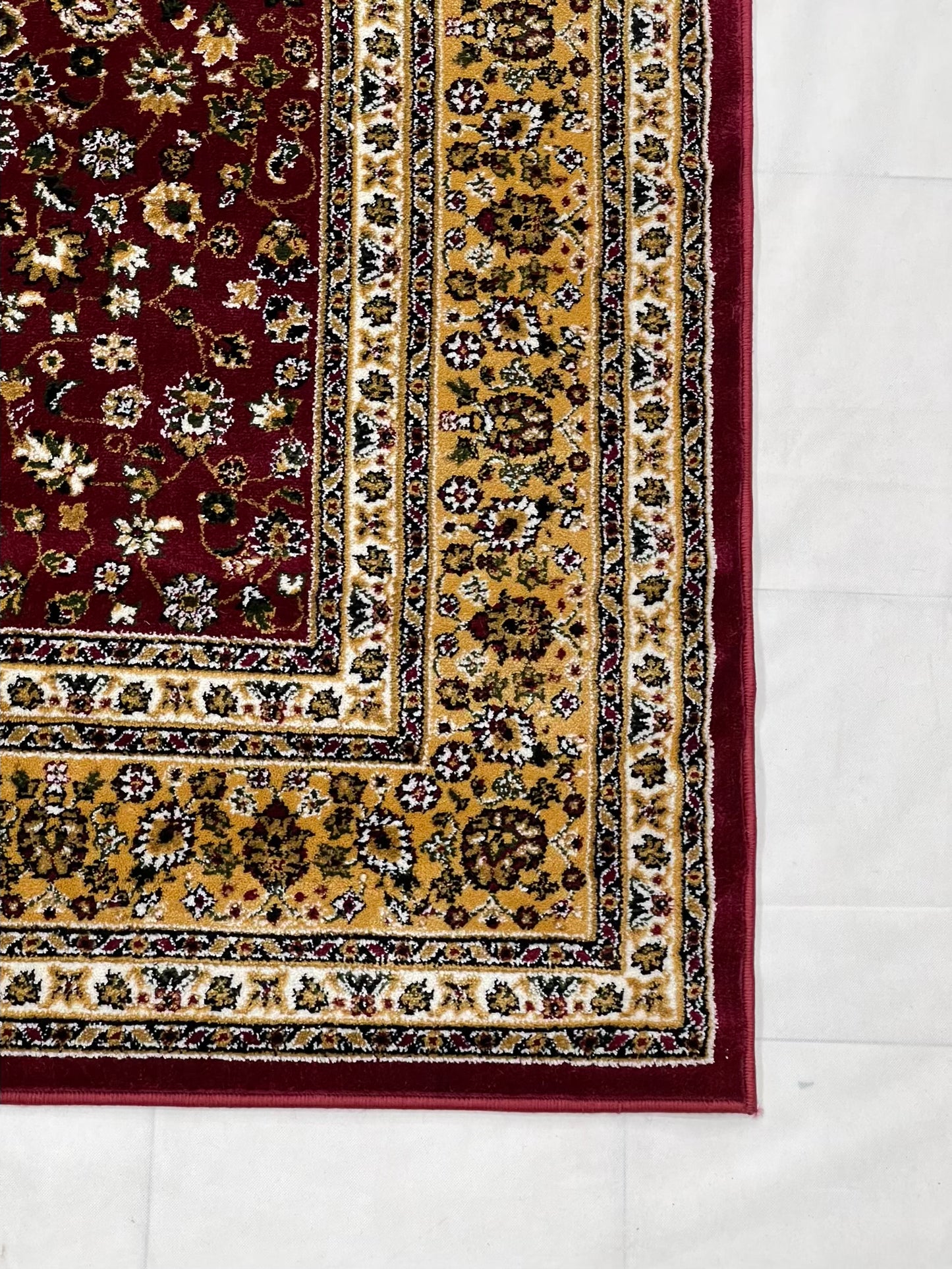 Persian Polypropylene Rug,back woven(Article-140-Red)