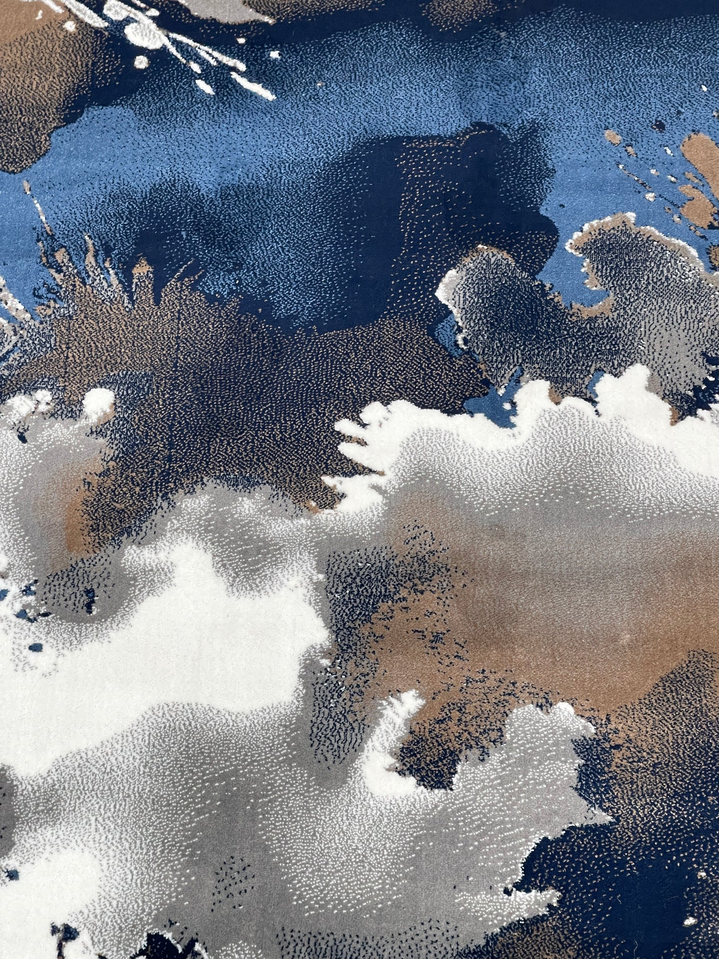 Modern polypropylene Rug,back woven(Article-1146-Grey)