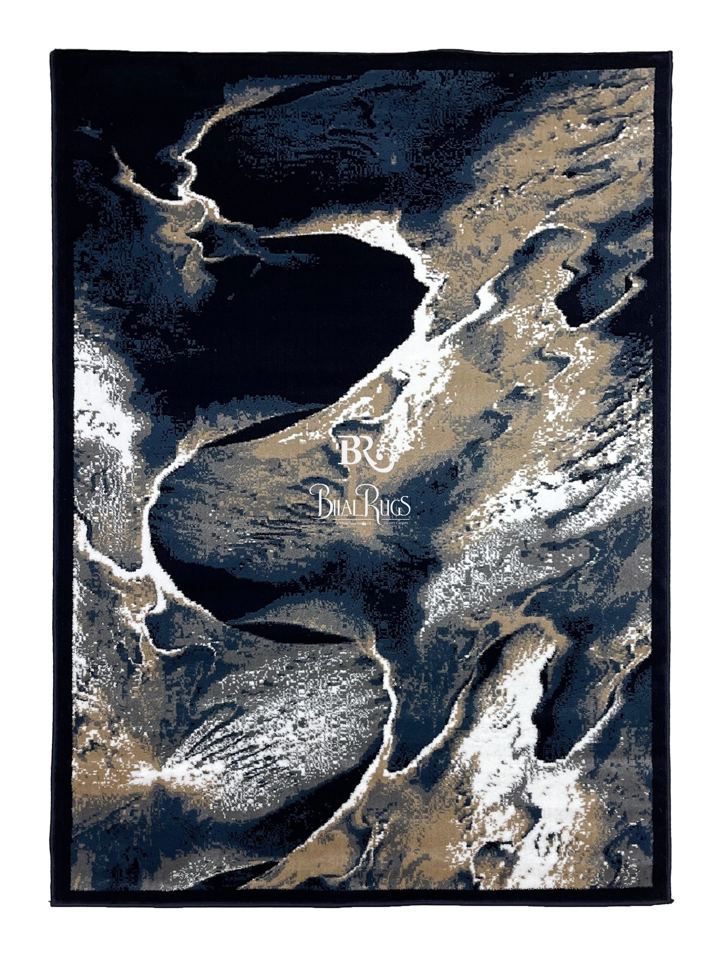 Modern polypropylene Rug,back woven(Article-319-Blue)
Size: 5 ft width x 7.3 ft length
