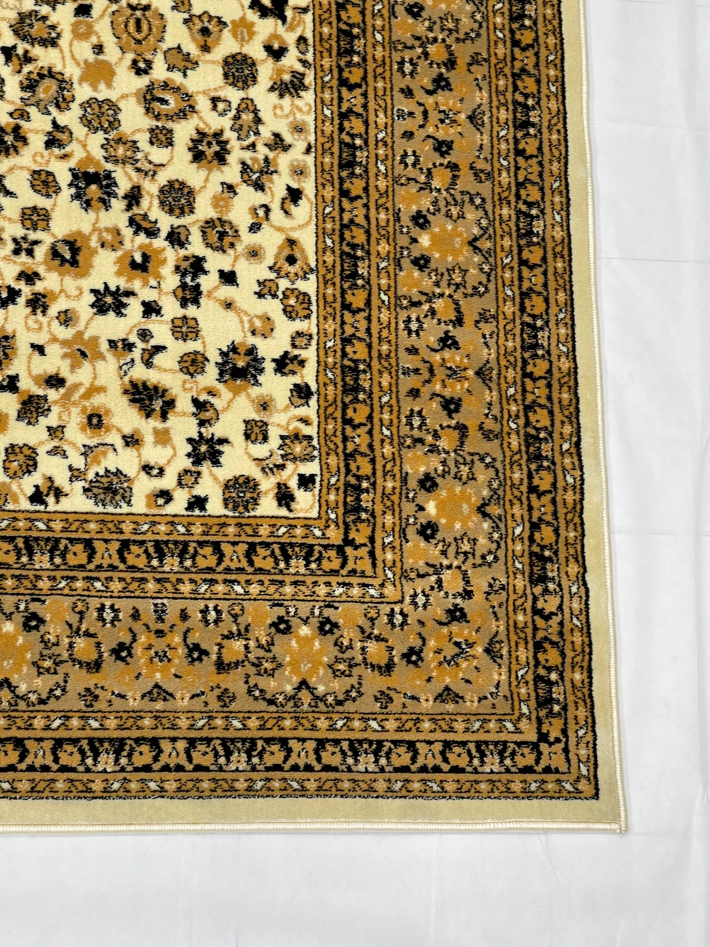 Persian polypropylene Rug,back woven(Article-140-Off white)