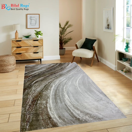 Turkish Top Quality Silk.(Article-1089-Cream ) Size: 6.6 ft width x 9.6 ft length (200cm x 290cm)