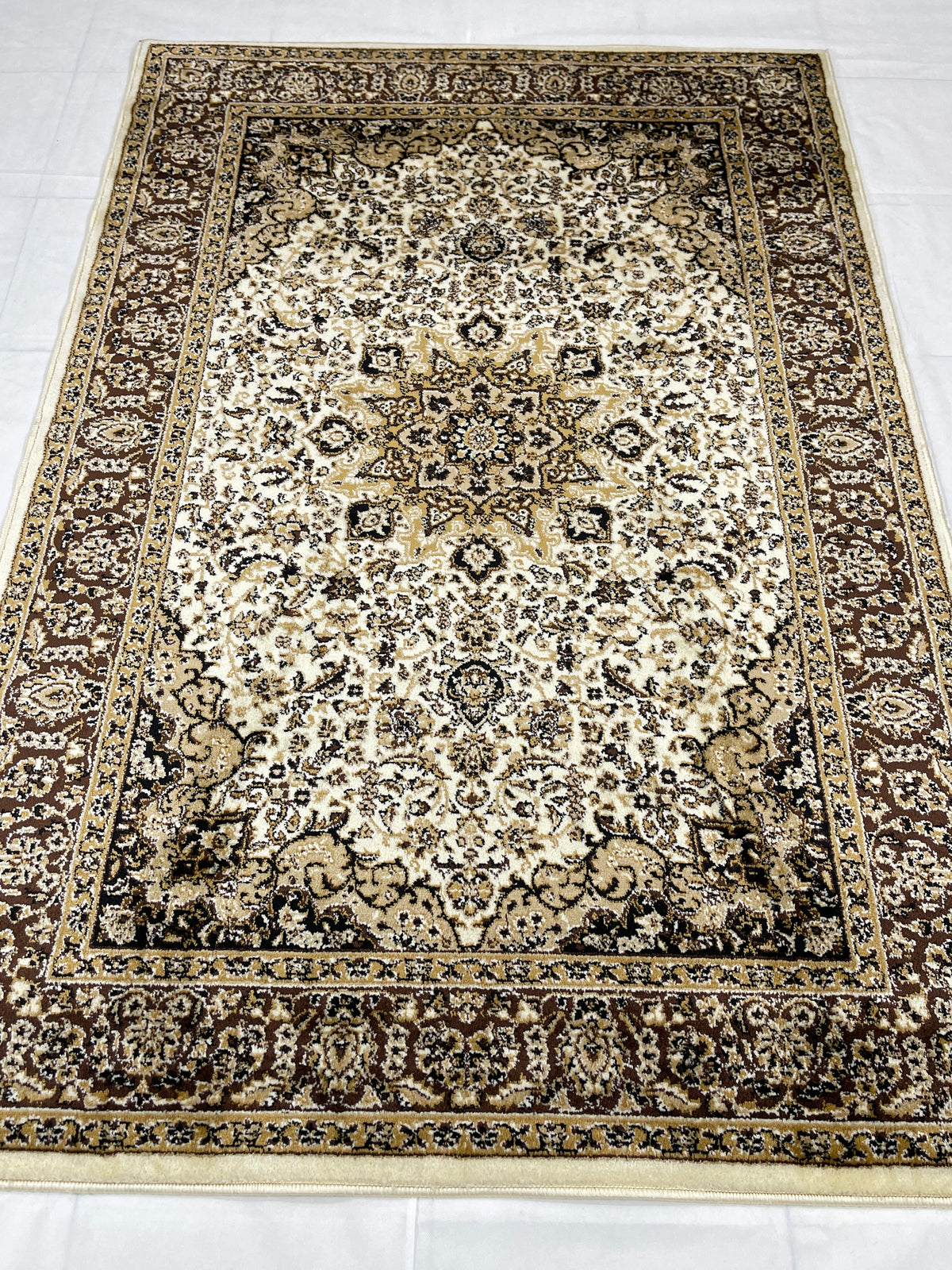 Persian polypropylene Rug,back woven(Article-20-Off White )
