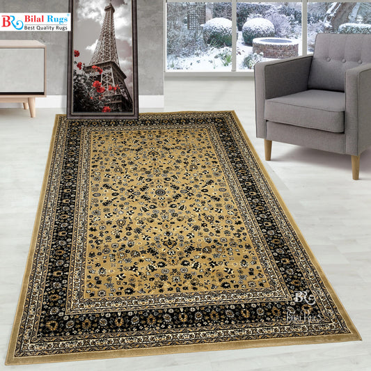 Persian polypropylene Rug,back woven(Article-140-beige)