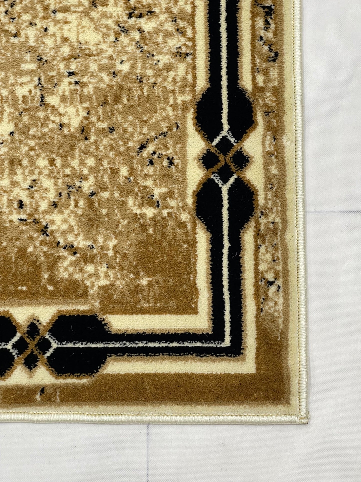 Modern Polypropylene Rug,Woven Back
(Article-68-Beige)
Size : 3 ft width x 5 ft length (100cm x 150 cm)