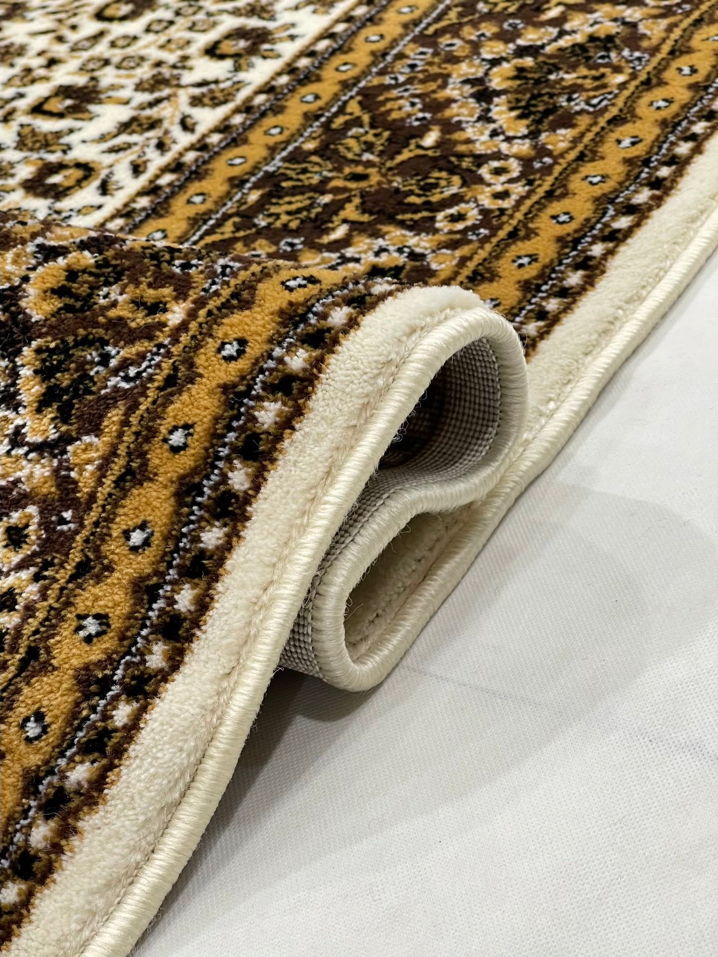 Persian polypropylene Rug,back woven(Article-04-Off white)