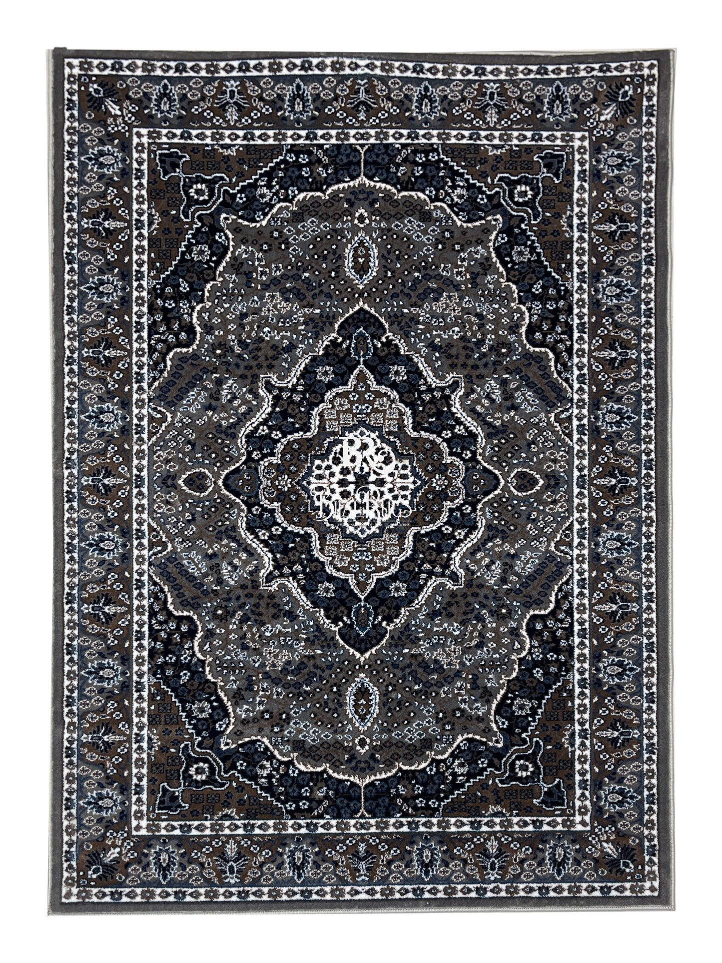 Persian Polypropylene Rug,back woven(Article-25-Grey)
Size : 5ft width  x 7.3ft length (150cm x 220cm)