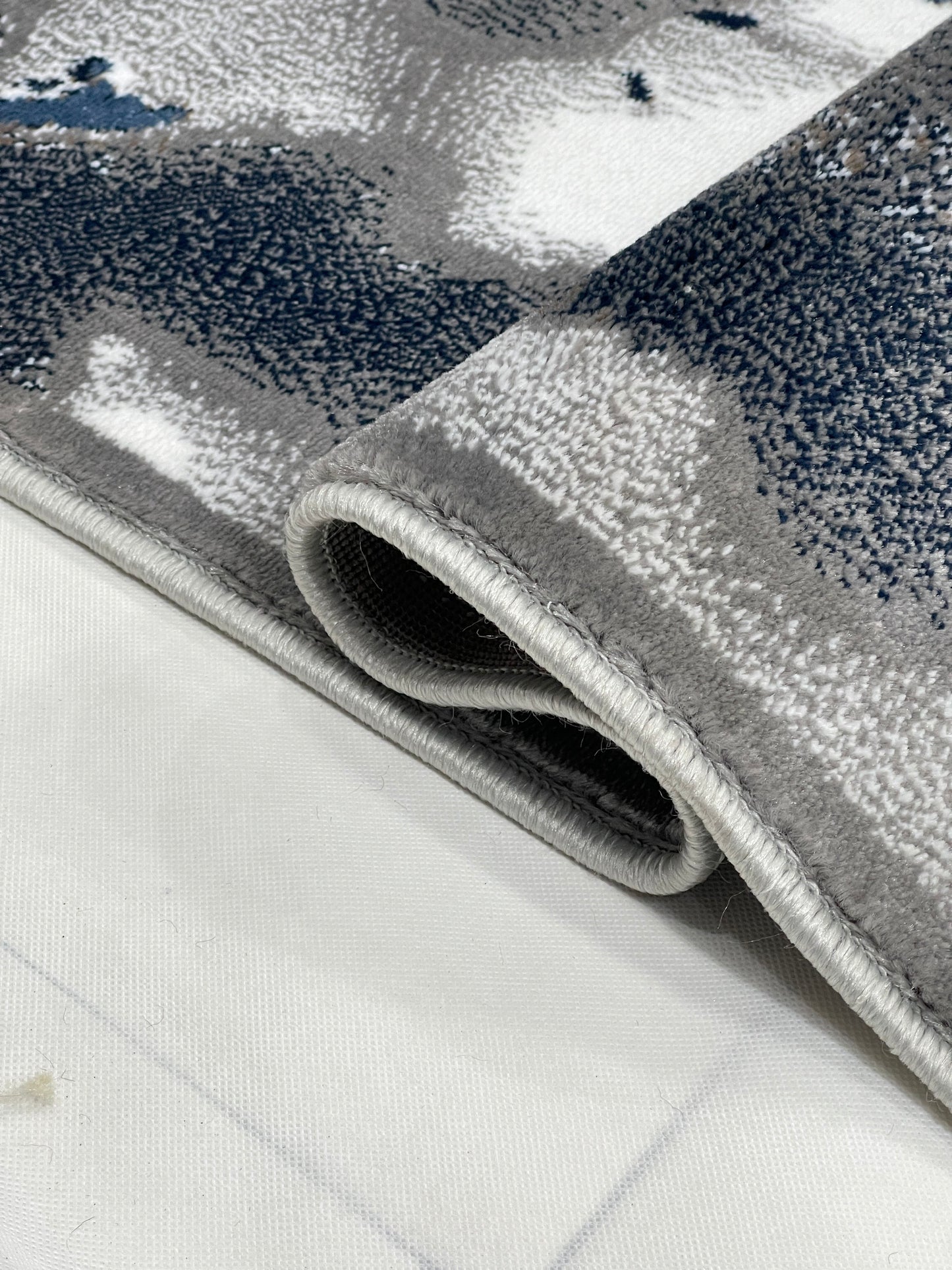 Modern polypropylene Rug,back woven(Article-1146-Grey)