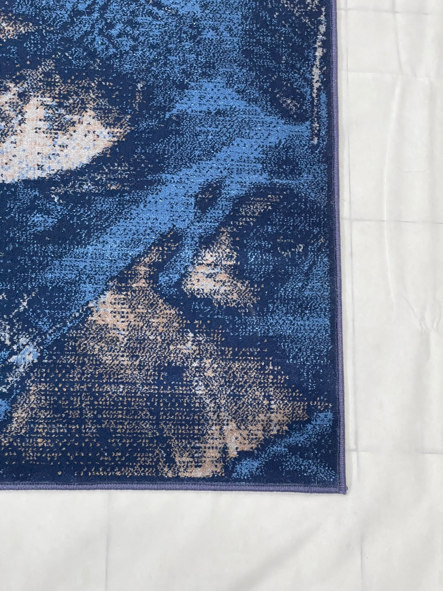 Modern Polypropylene Rug,back woven(Article-886-Blue)
Size : 5ft width  x 7.3ft length (150cm x 220cm)