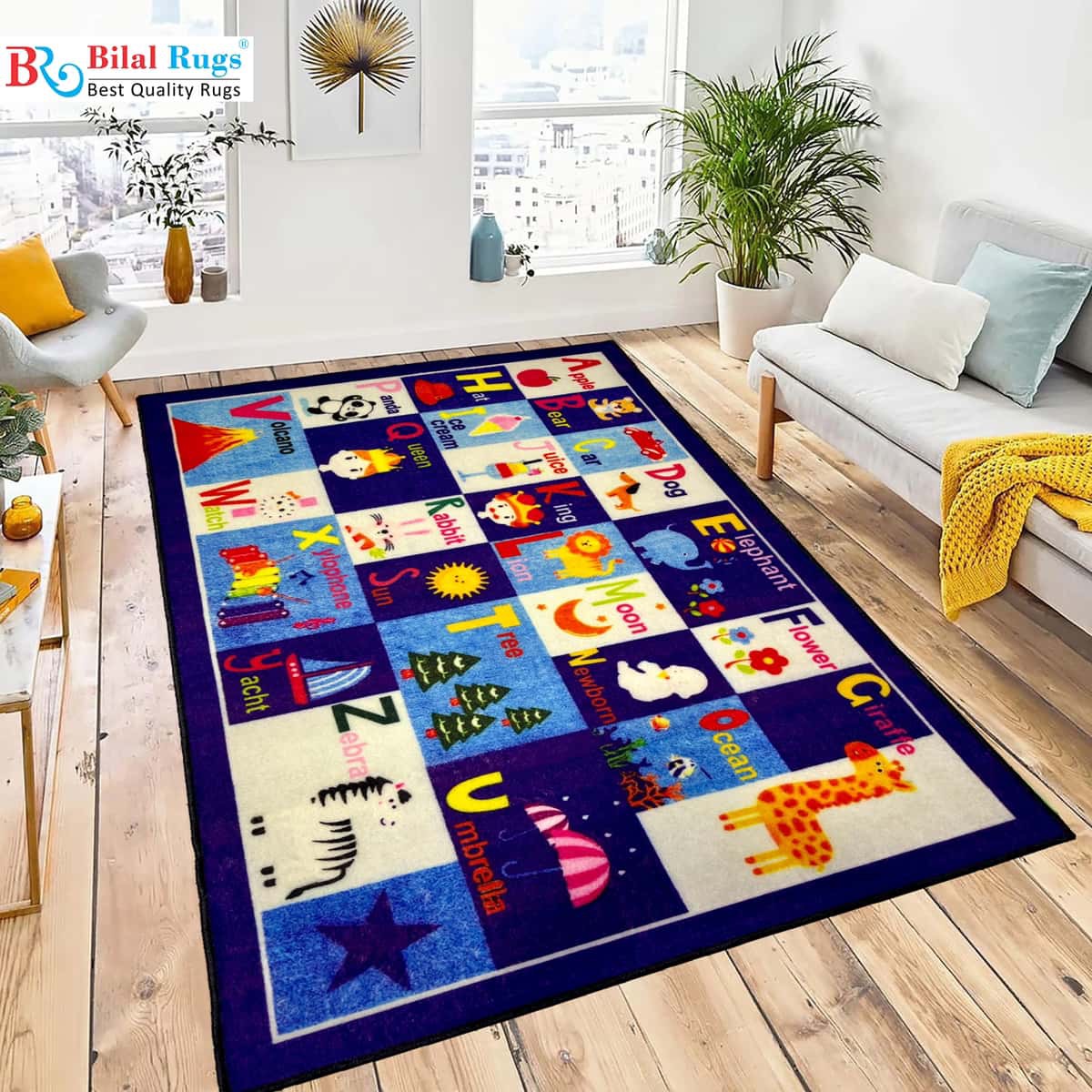 TPR Non Woven Rugs For Kids Room
Article-79-Blue