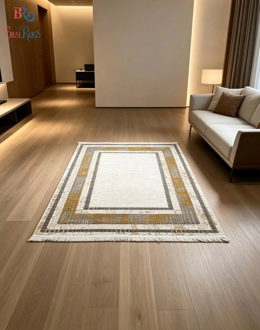 Irani viscose Rug , Woven Back
Article-316-Off white
Size : 3 ft width x 5 ft length (100 cm x 150cm)