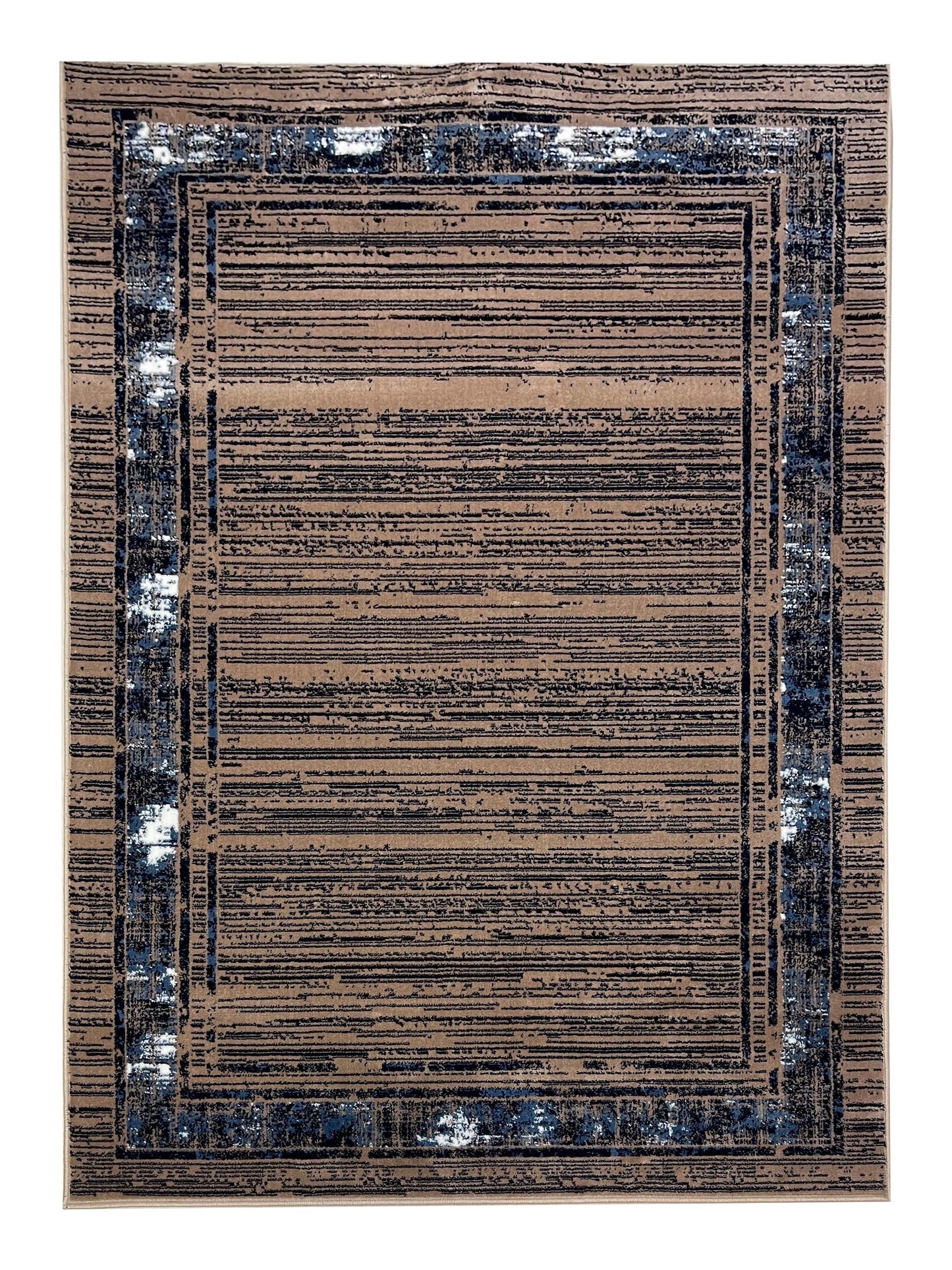 Modern polypropylene Rug,back woven(Article-1412-Mink)
Size : 5ft width  x 7.3ft length (150cm x 220cm)