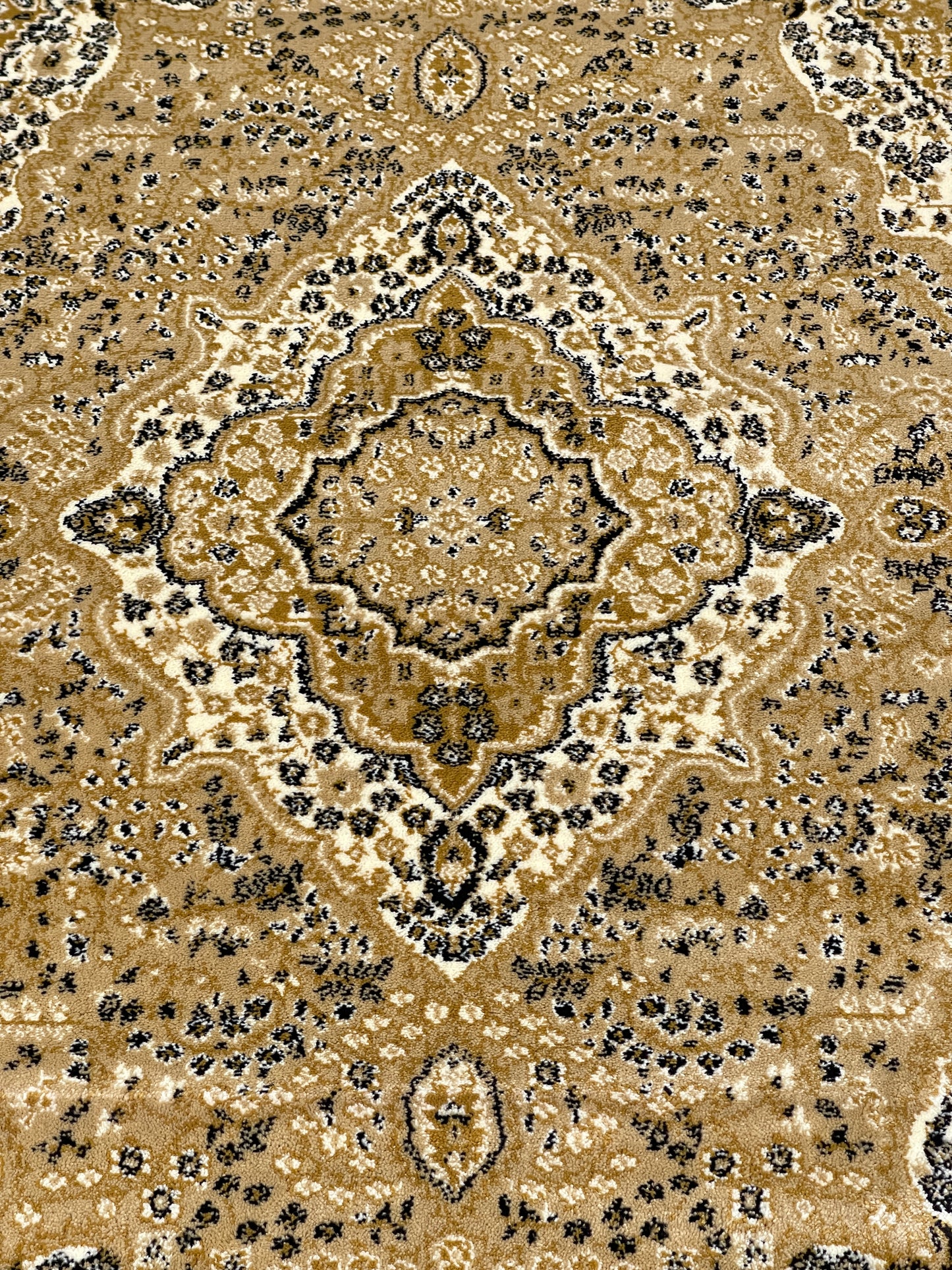 Persian  Polypropylene Rug,back woven(Article-25-Beige)