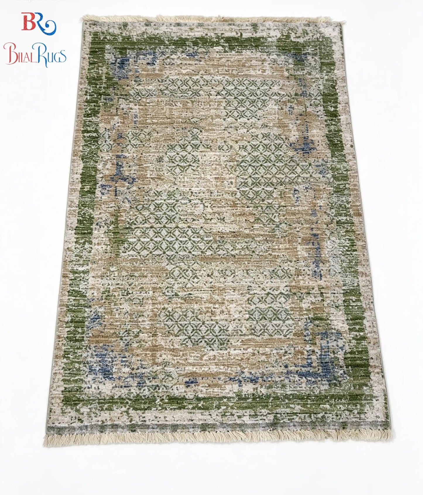 Irani viscose Rug , Woven Back
Article-315-Green
Size : 3 ft width x 5 ft length (100 cm x 150cm)