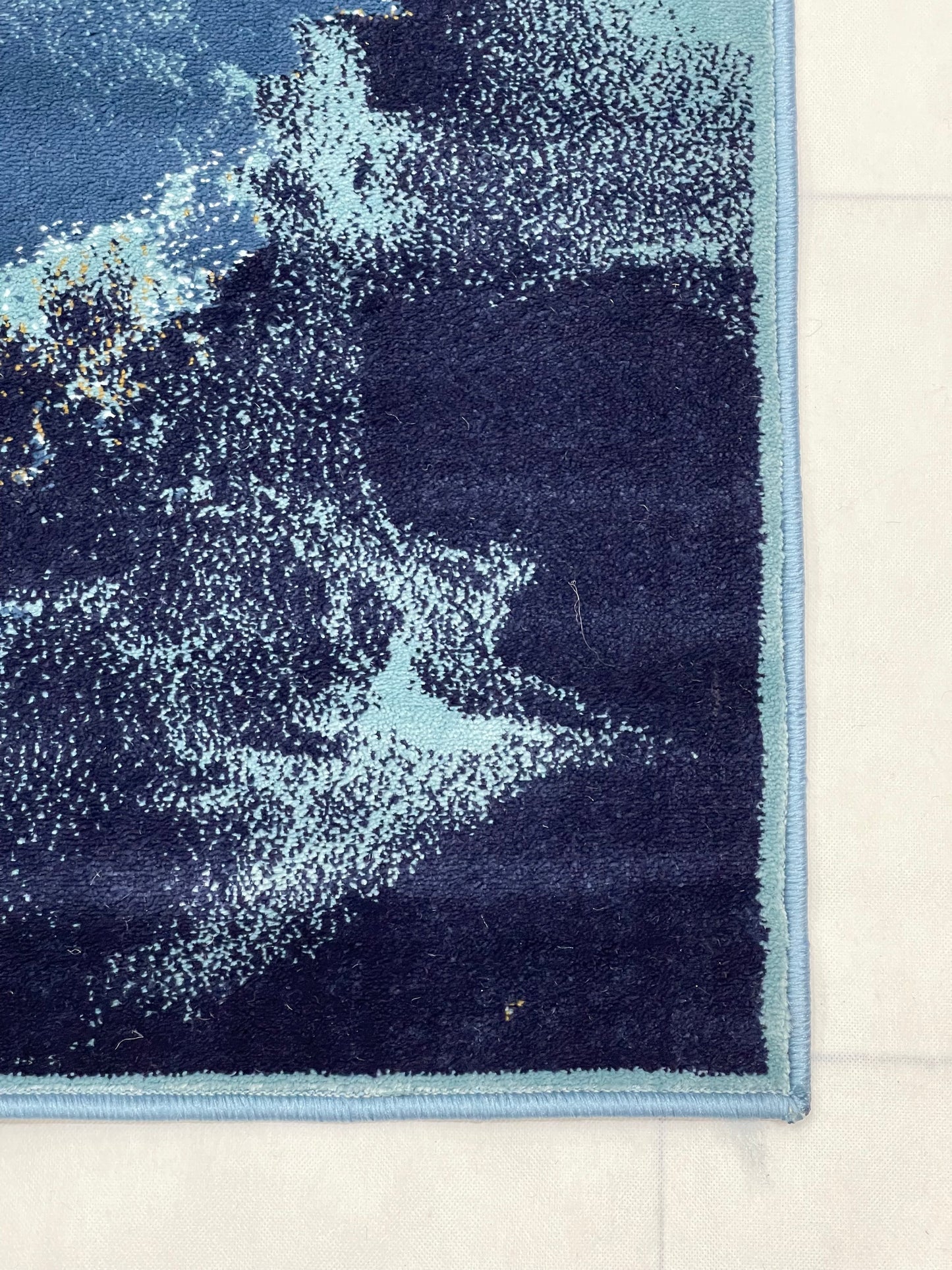 Modern Polypropylene Rug,Woven Back (Article-71-Feroze) Size : 3 ft width x 5 ft length (100cm x 150 cm)