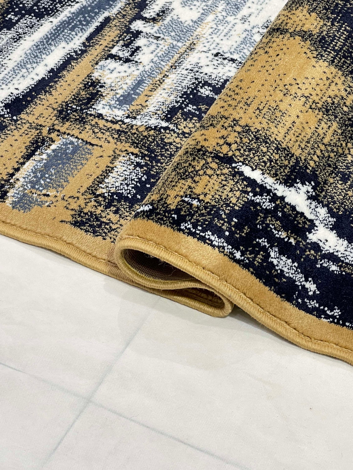 Modern  polypropylene Rug,back woven(Article-1179-beige,Multi)
Size : 6.6 ft width x 9.6 ft length (200cm x 290cm)