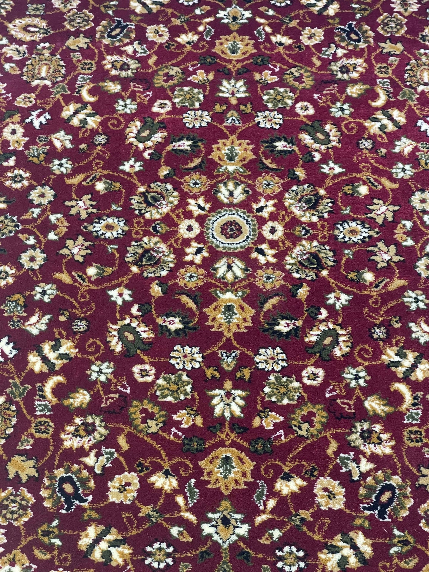 Persian Polypropylene Rug,back woven(Article-140-Red)