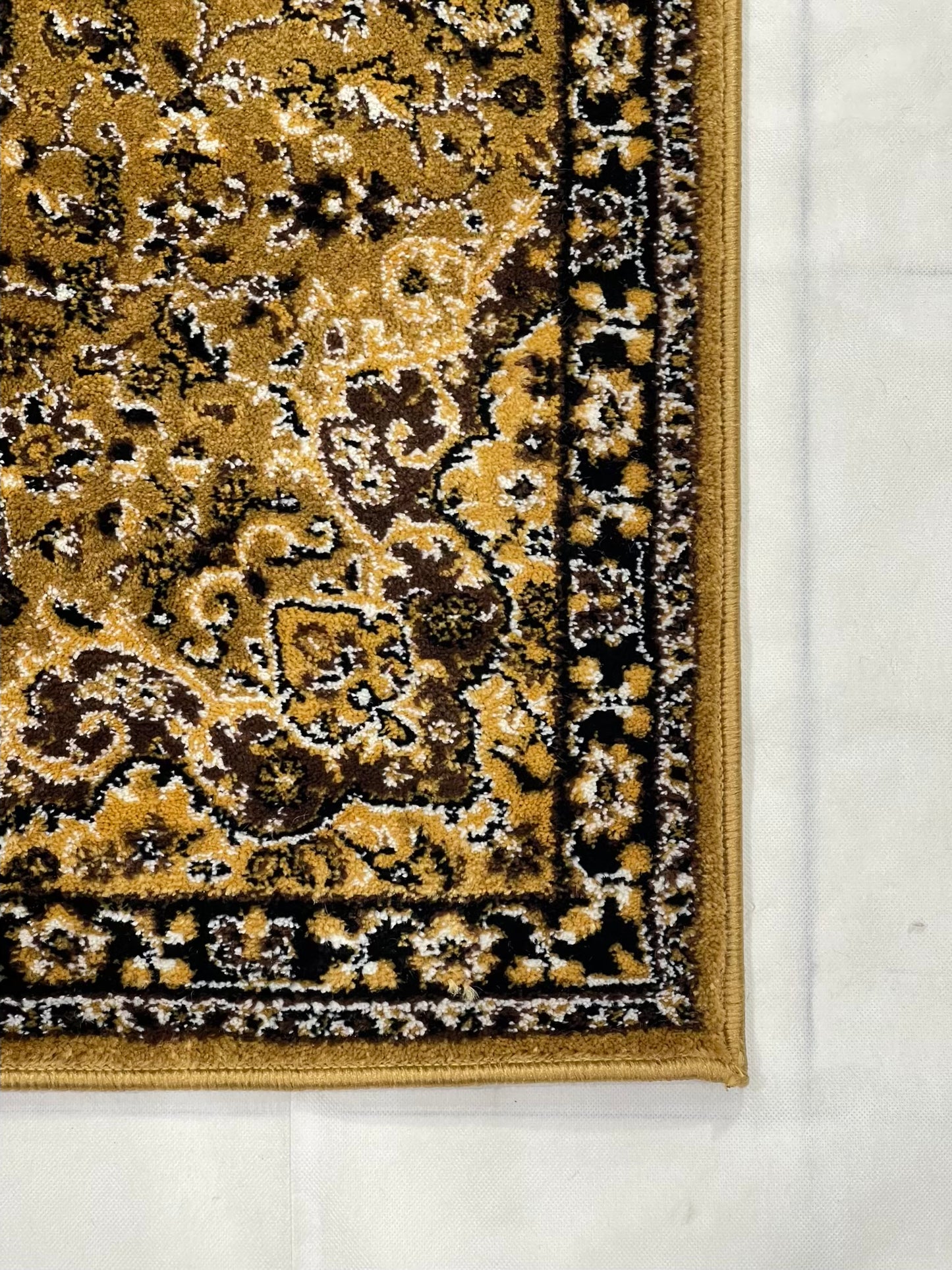 Beige Persian Polypropylene Woven Rug.
 Size : 2.6 ft width x 6.6 ft length
 (80 cm x 200cm)