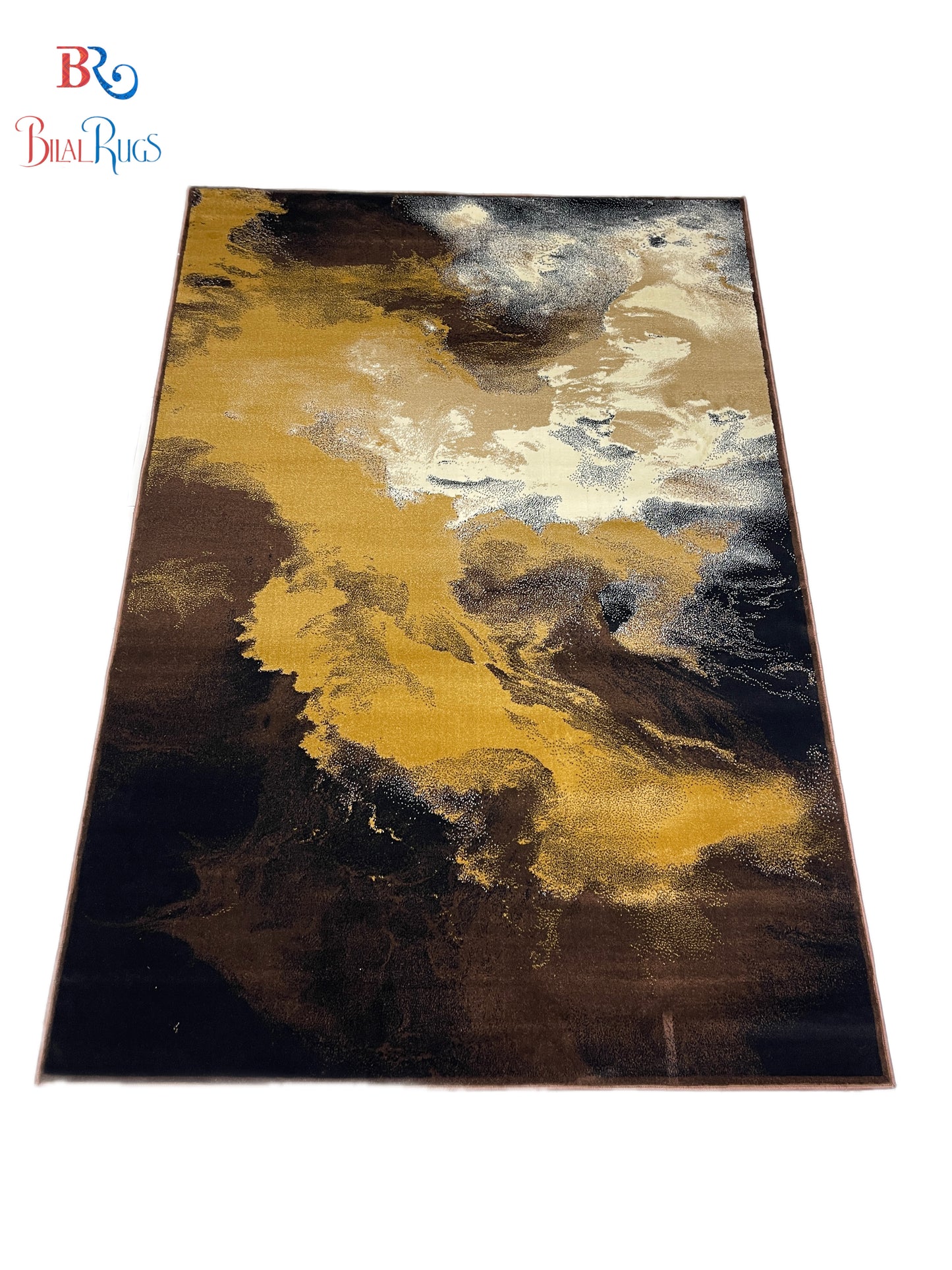 Modern polypropylene Rug,back woven(Article-423-Brown)
Size : 6.6 ft width x 9.6 ft length (200cm x 290cm)