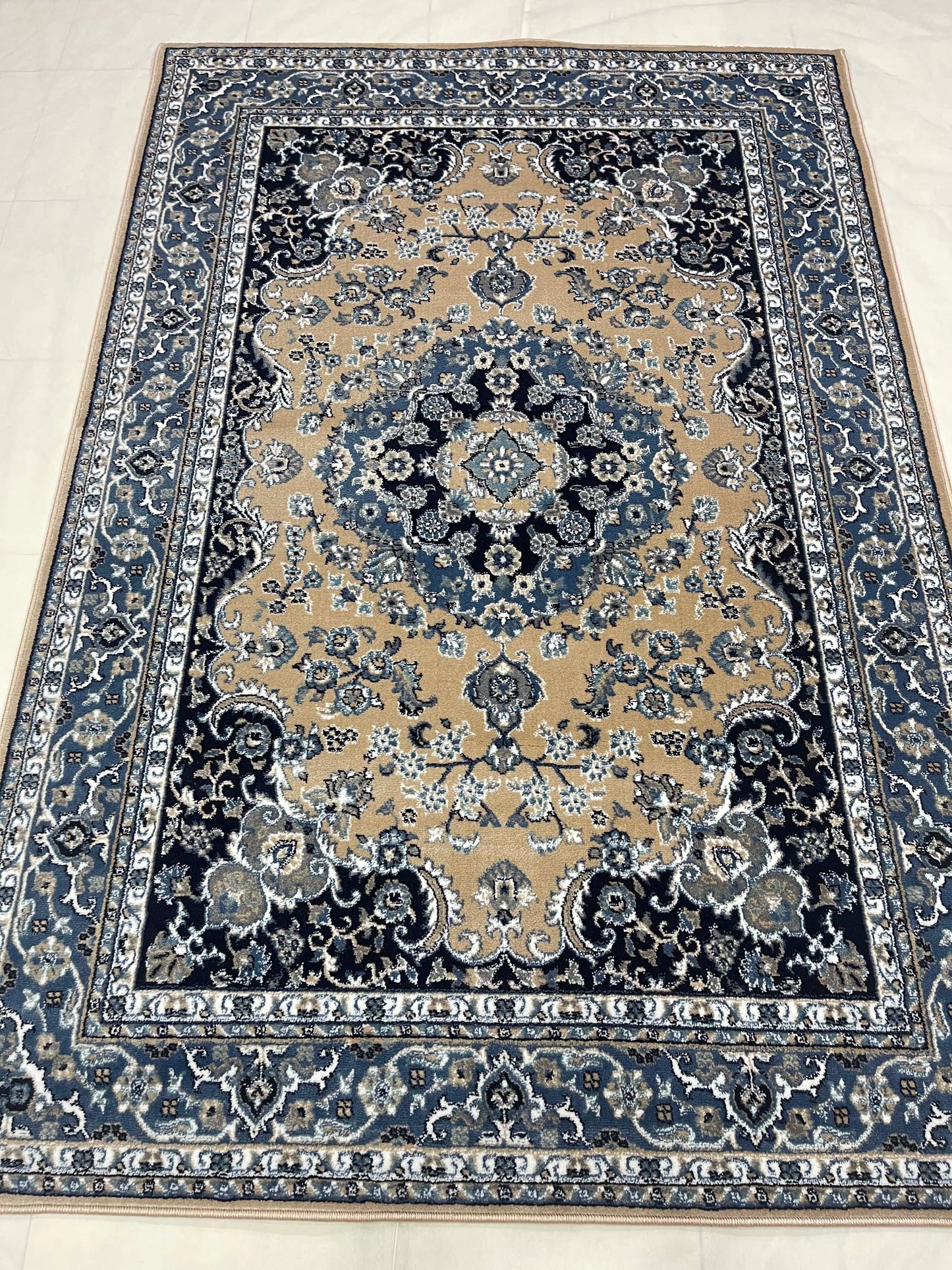 Persian polypropylene Rug,back woven(Article-37-Mink)