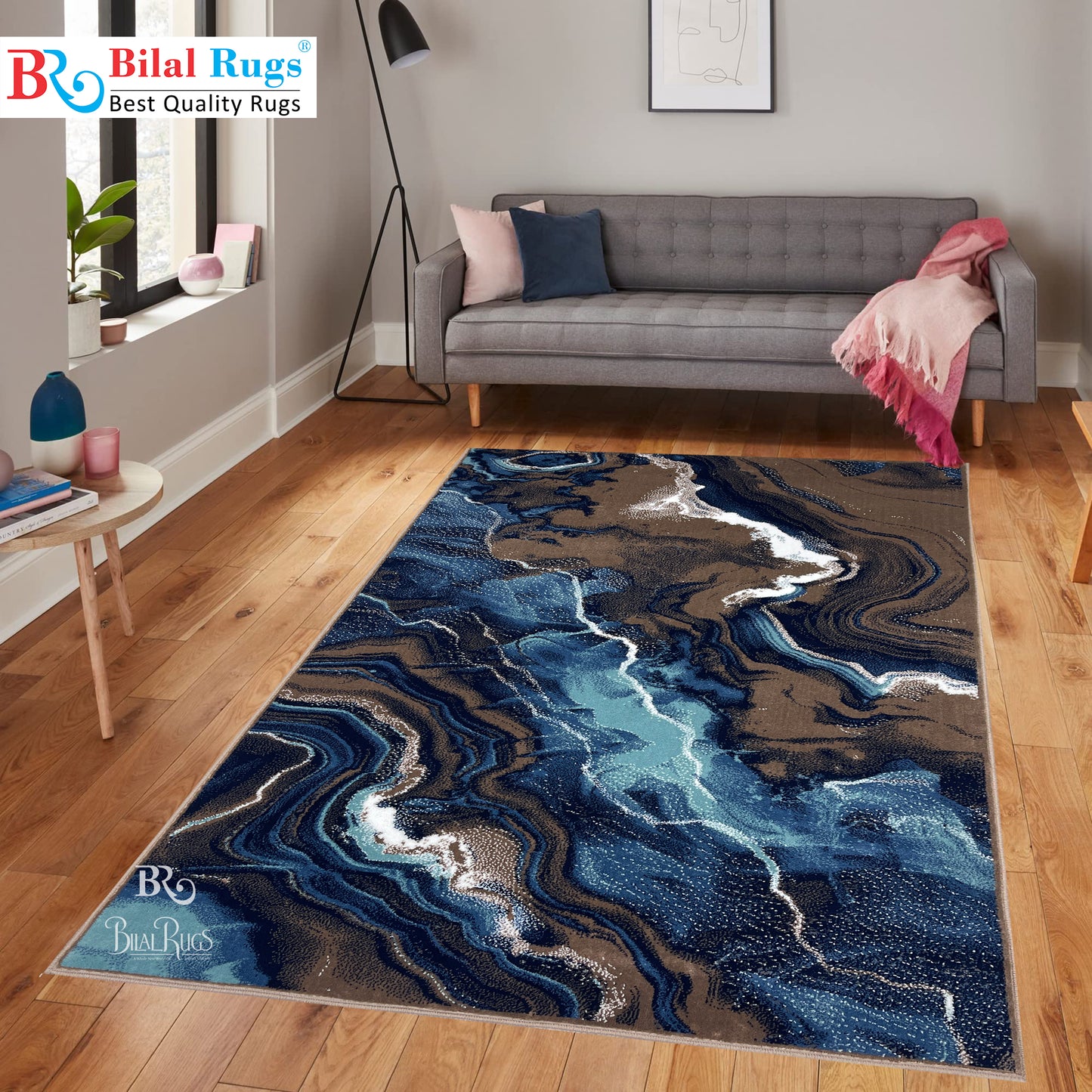 Modern polypropylene Rug,back woven(Article-1999-Mink)
Size : 5ft width  x 7.3ft length (150cm x 220cm)