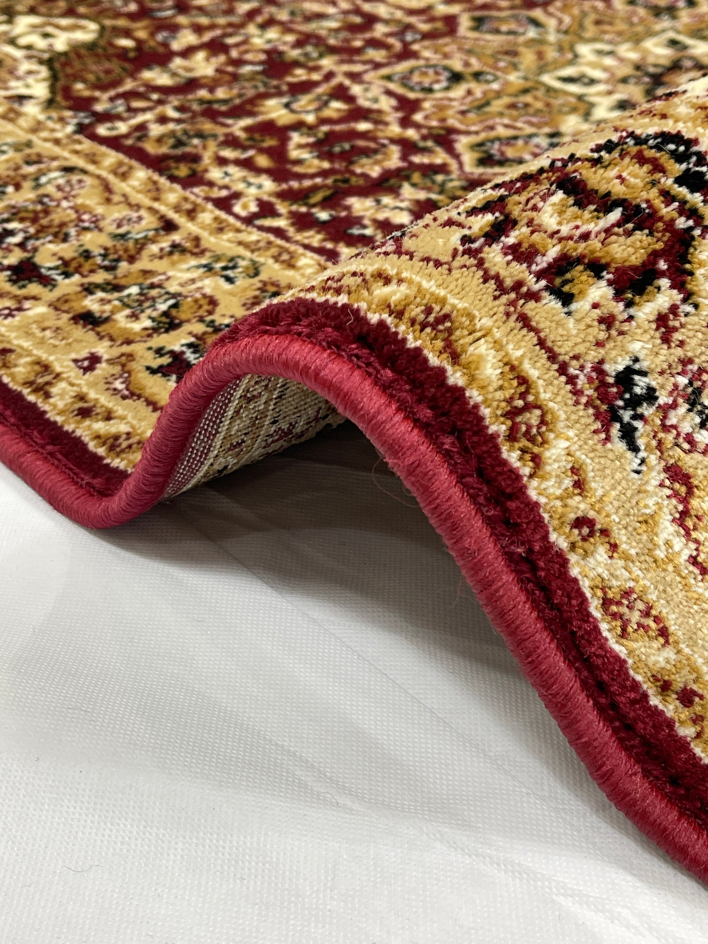 Persian Polypropylene Rug,Woven Back
(Article-20-Red)
Size : 3 ft width x 5 ft length (100cm x 150 cm)