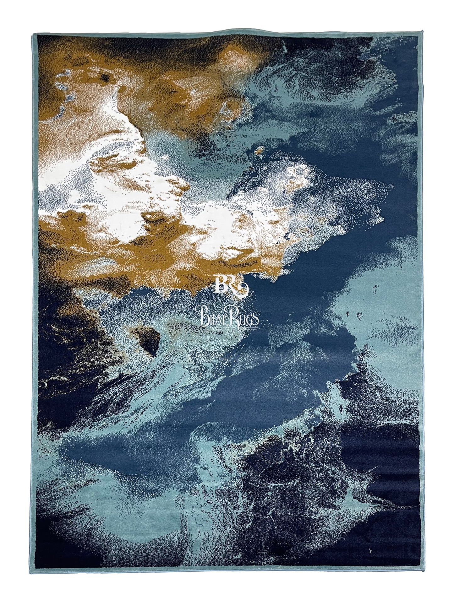 Modern polypropylene Rug,back woven(Article-1612-Feroze)