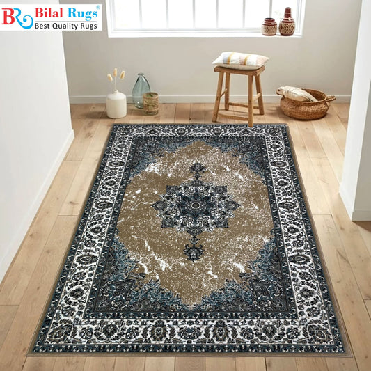 Persian polypropylene Rug,back woven(Article-622-Mink  )