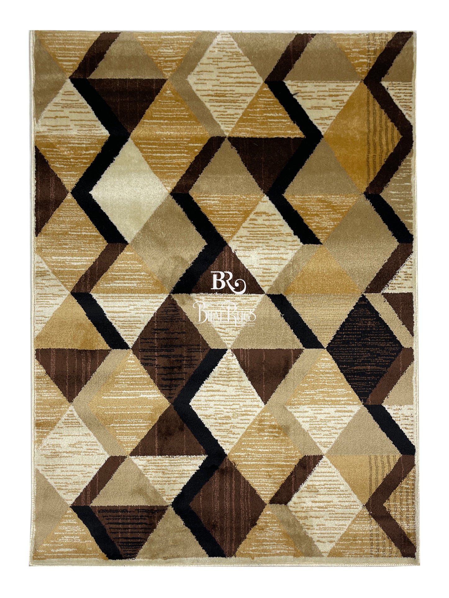 Modern polypropylene Rug,back woven(Article-663-Off white)