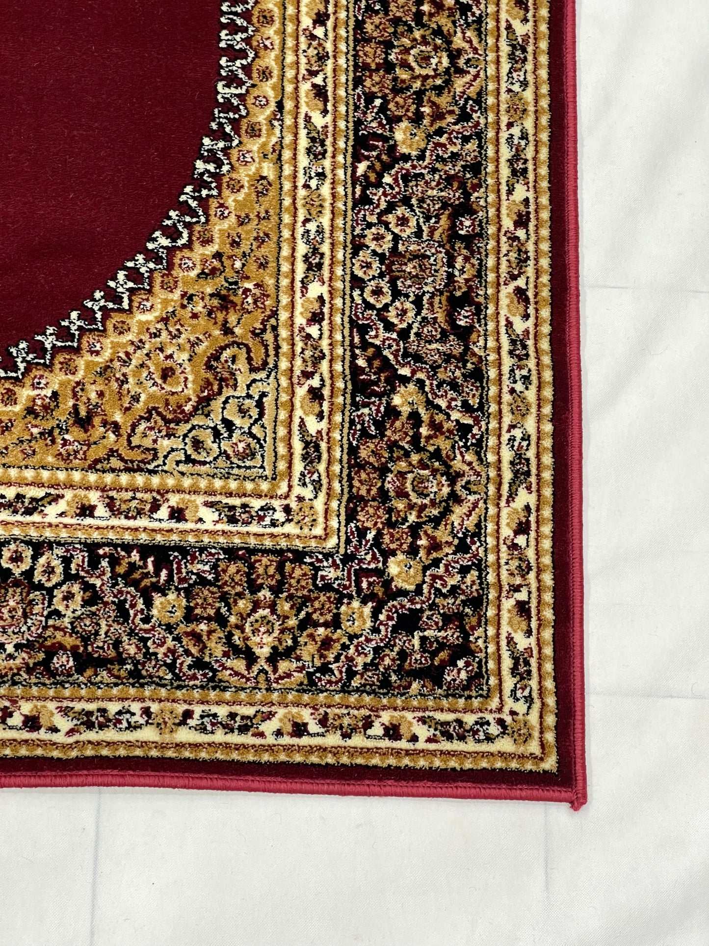 Persian polypropylene Rug,back woven(Article-22-Red)