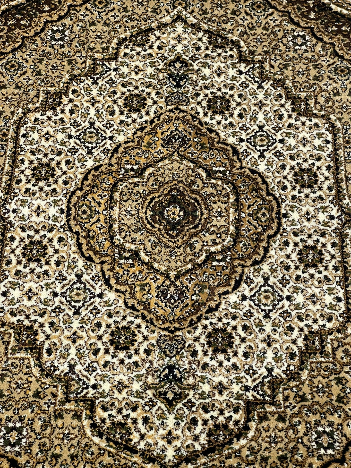 Persian polypropylene Rug,back woven(Article-99-Off white)