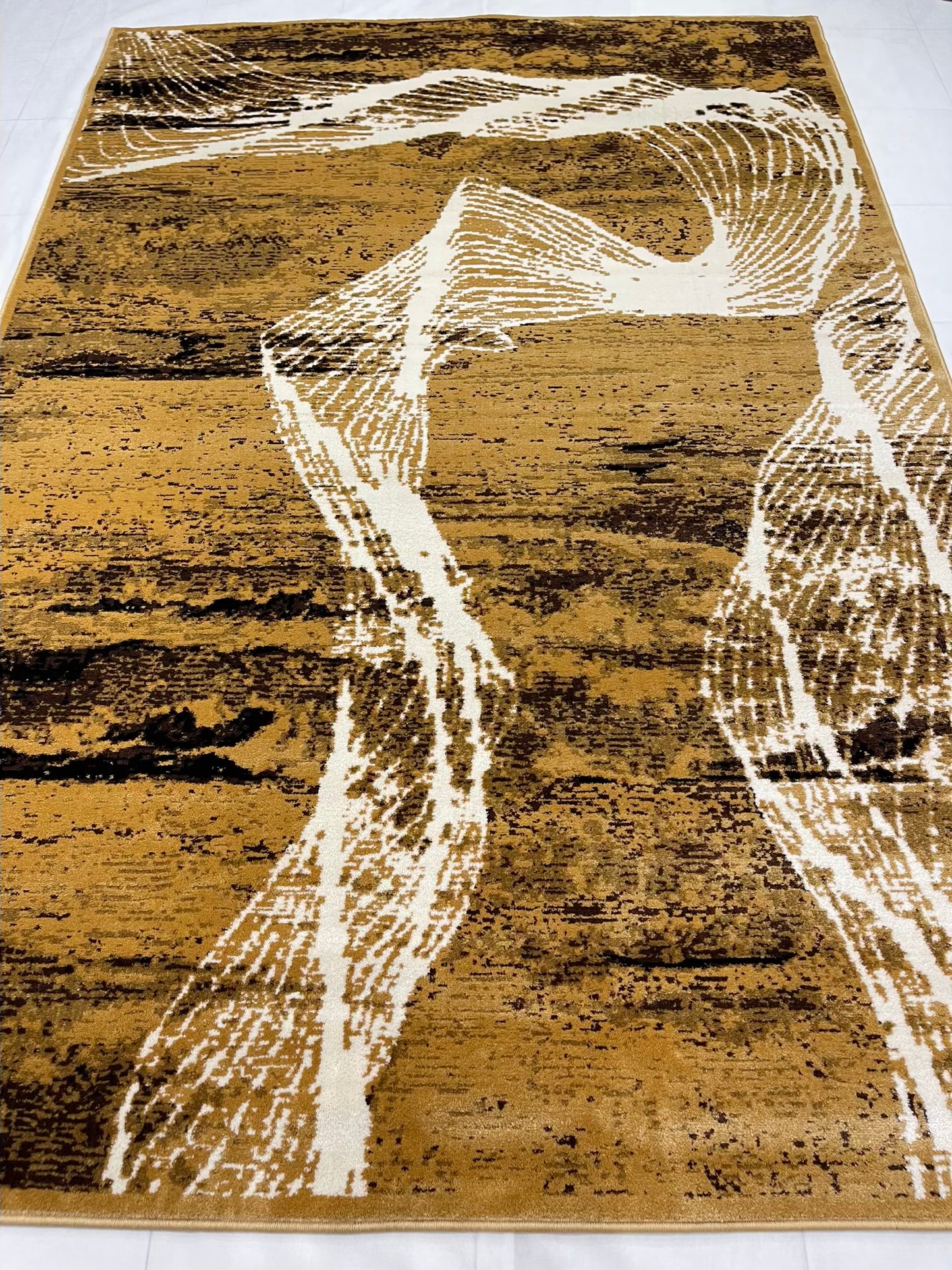 Modern polypropylene Rug,back woven(Article-199-Biege)