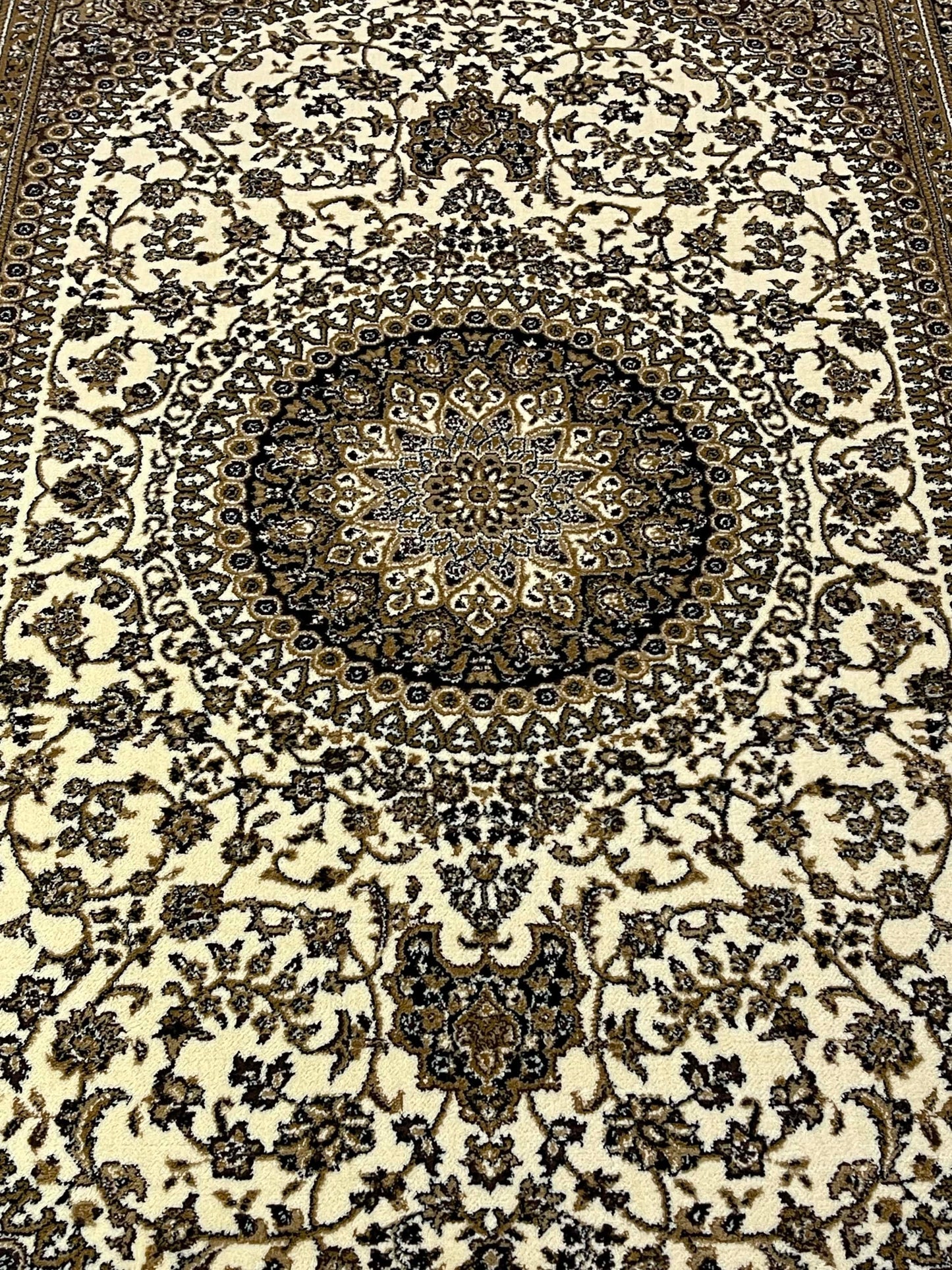 Persian polypropylene Rug,back woven(Article-22-Off white)