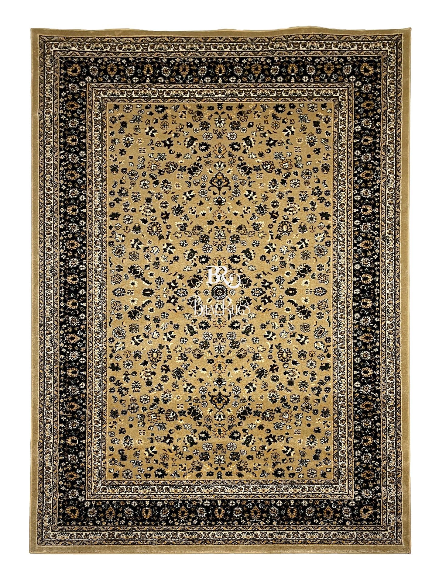 Persian polypropylene Rug,back woven(Article-140-beige)