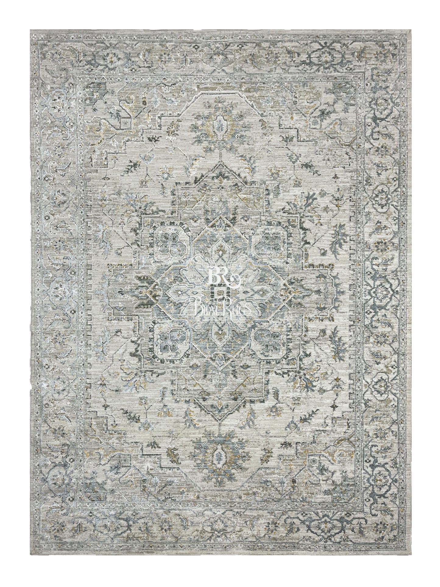 New Turkish Silk (Surya A) 
Size: 6.6 ft width x 9.6 ft length (200cm x 290cm)
Article -627- Off White