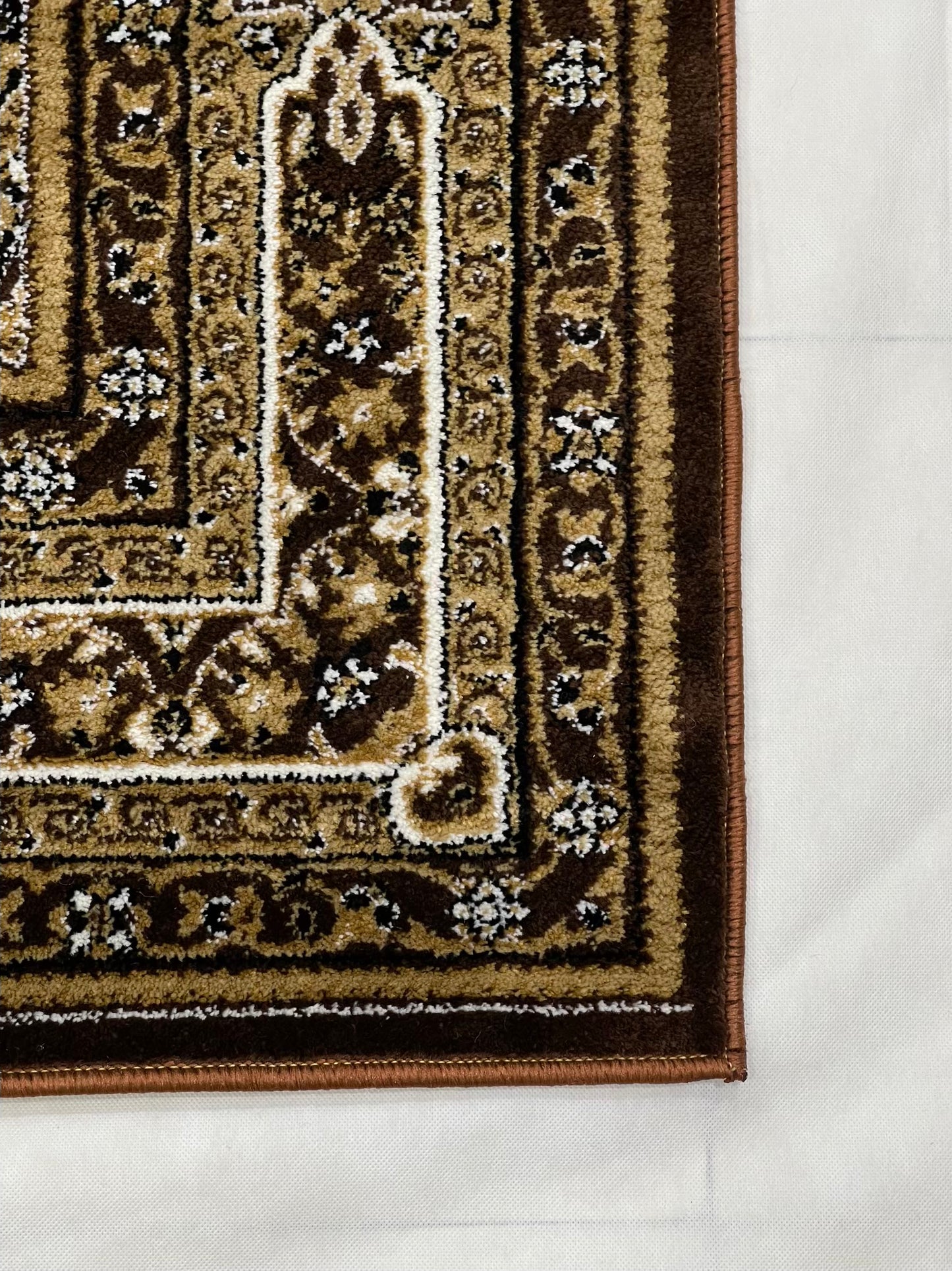 Persian Polypropylene Rug,back woven(Article-99-Brown)