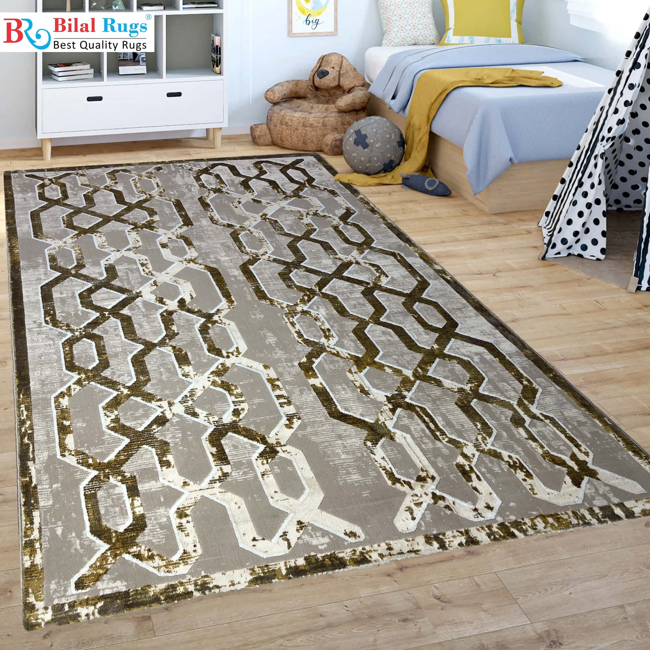 Bilal Rgs Modern Turkish Silk (SZ) ,back woven(Article-1021-Skin) – Bilal Rugs