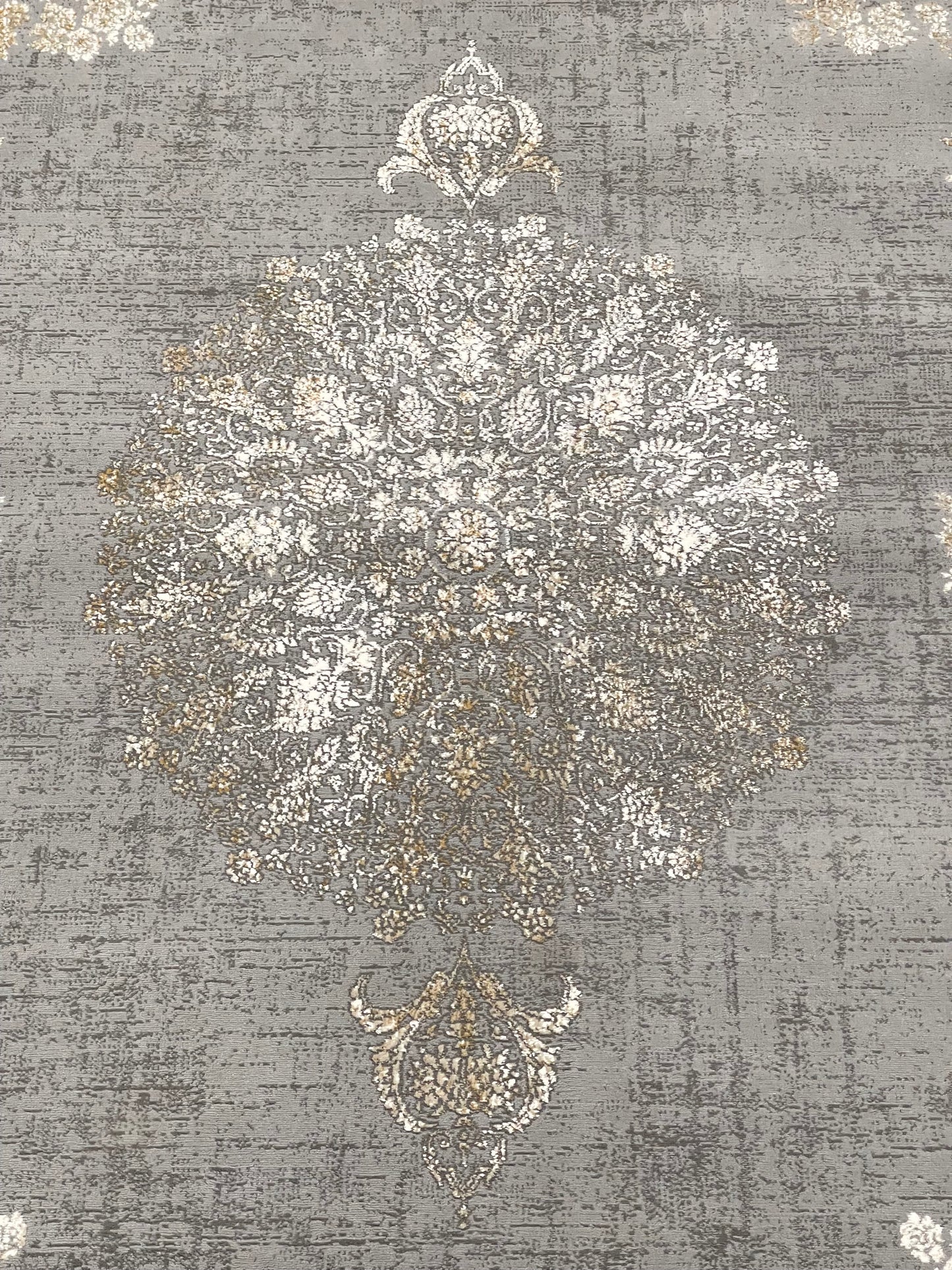 Irani Vintage Woven Rug.
 Article -2072-Grey
Size: 5 ft width x 7.3 ft length (150cm x 220cm)