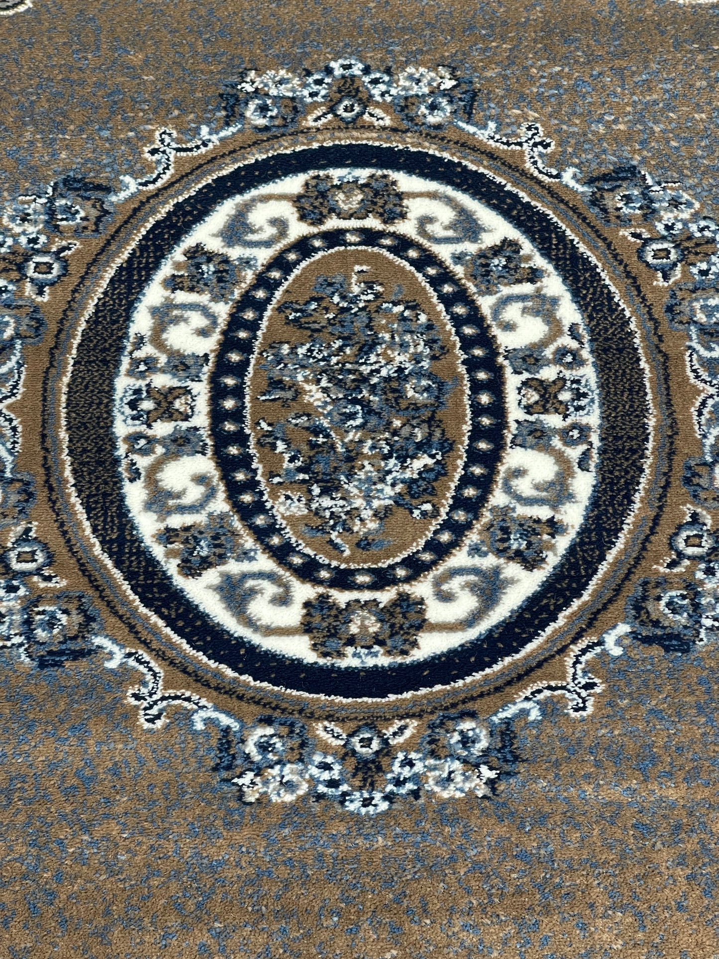 Modern Polypropylene Rug,Woven Back (Article-75-Mink) Size : 3 ft width x 5 ft length (100cm x 150 cm)