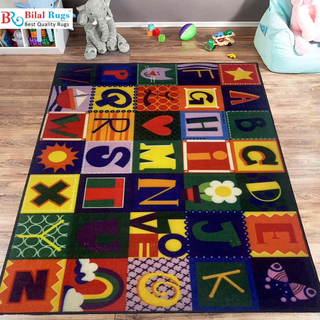 TPR Non Woven Rugs For Kids Room
Article-76-Multi