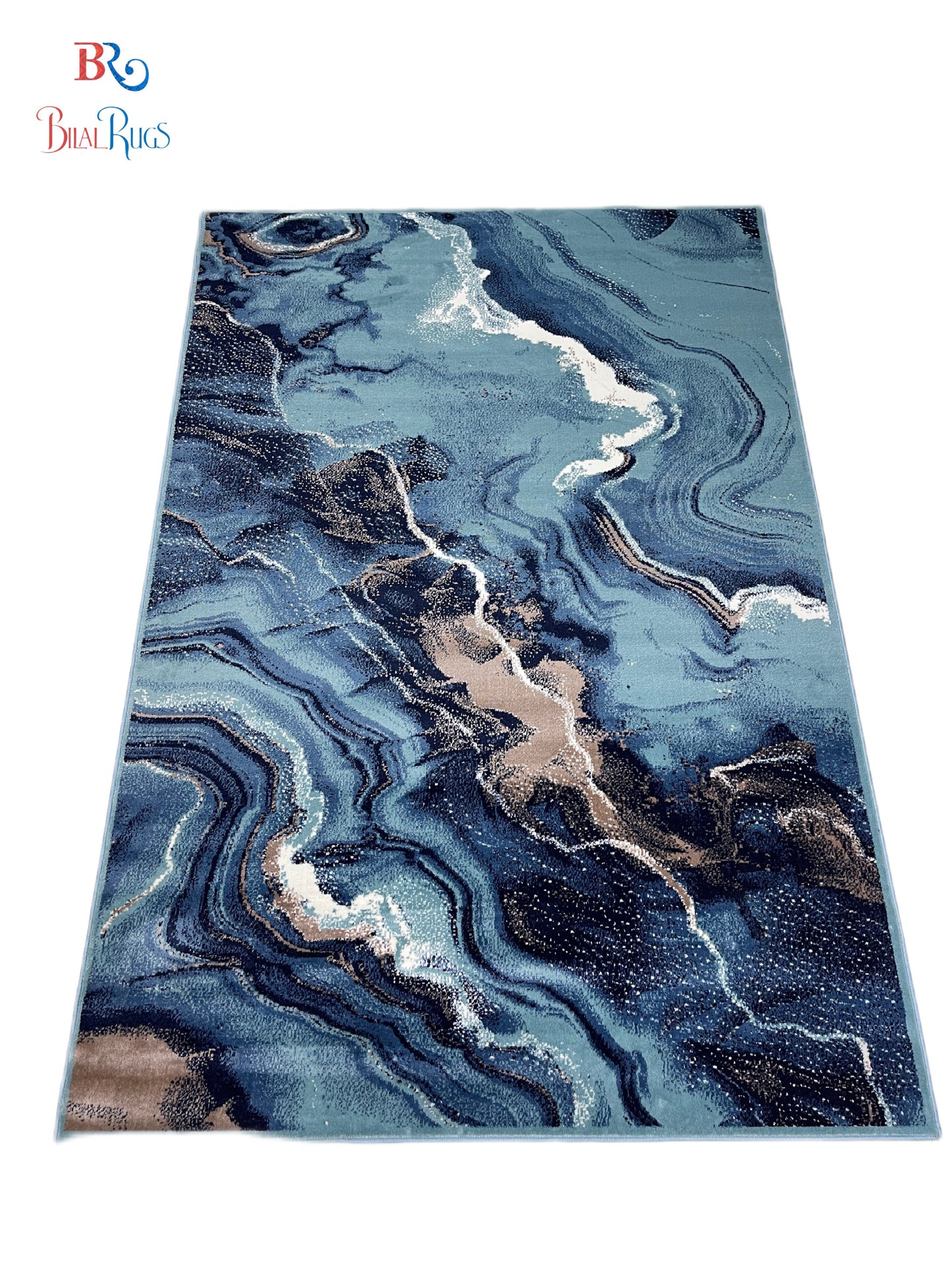 Modern polypropylene Rug,back woven(Article-420-Feroze)
Size : 6.6 ft width x 9.6 ft length (200cm x 290cm)