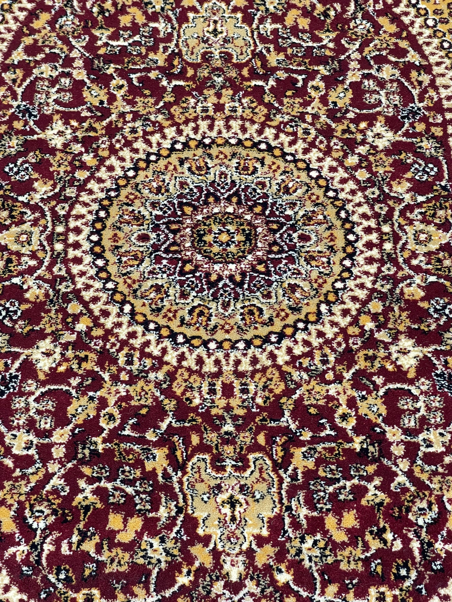 Persian polypropylene Rug,back woven(Article-22-Red)
