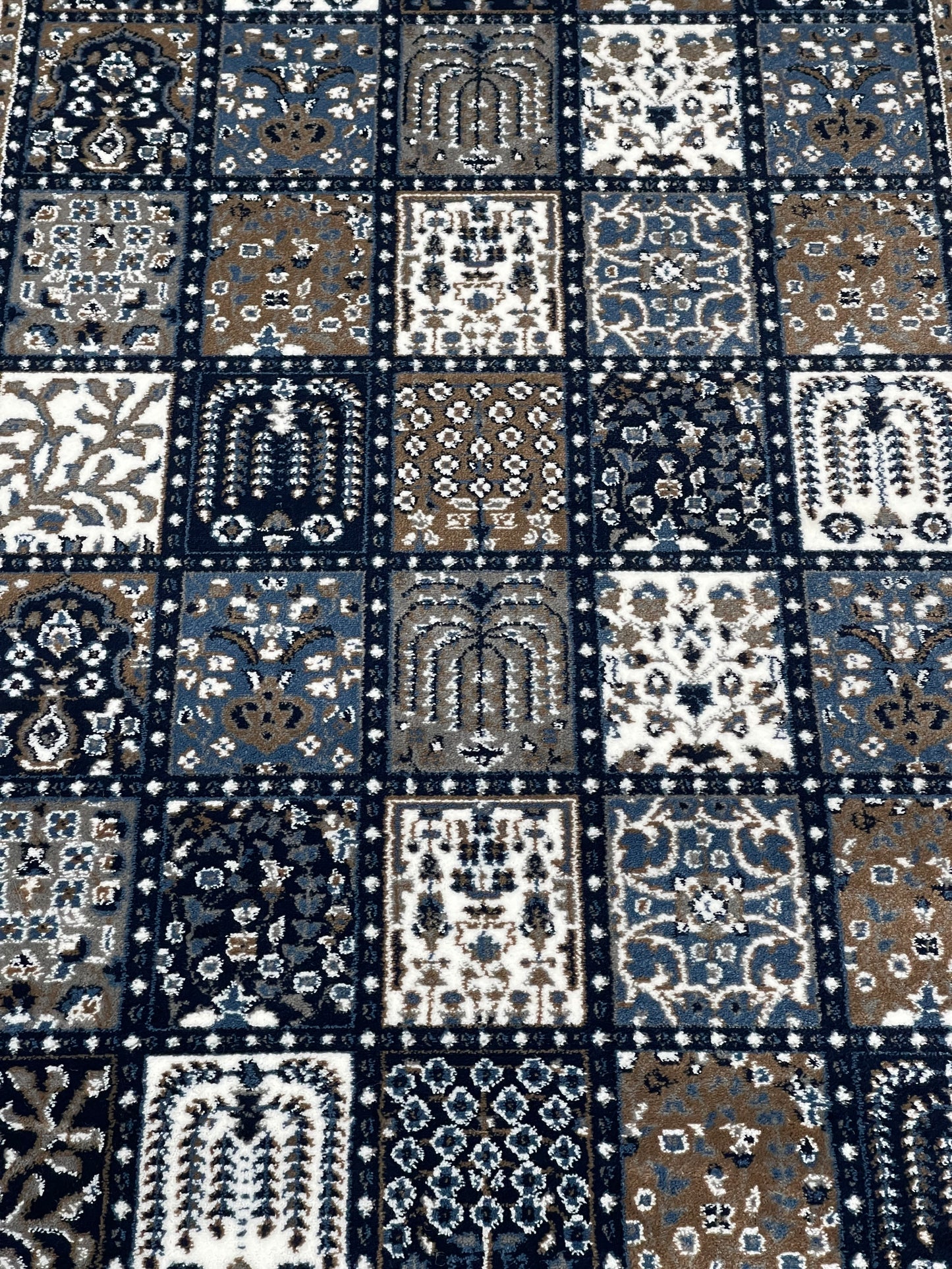 Persian Polypropylene Rug,back woven(Article-26-Dark Blue)