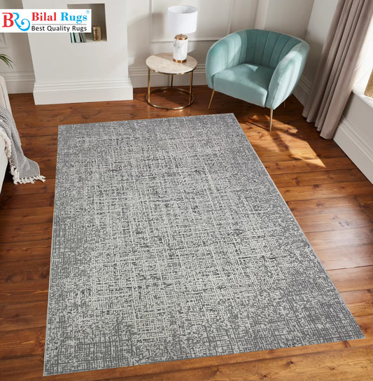 Turkish Polyester Silk.(Article-1674-Grey ) Size : 6.6 ft width x 9.6 ft length ( 200 cm x 290 cm)