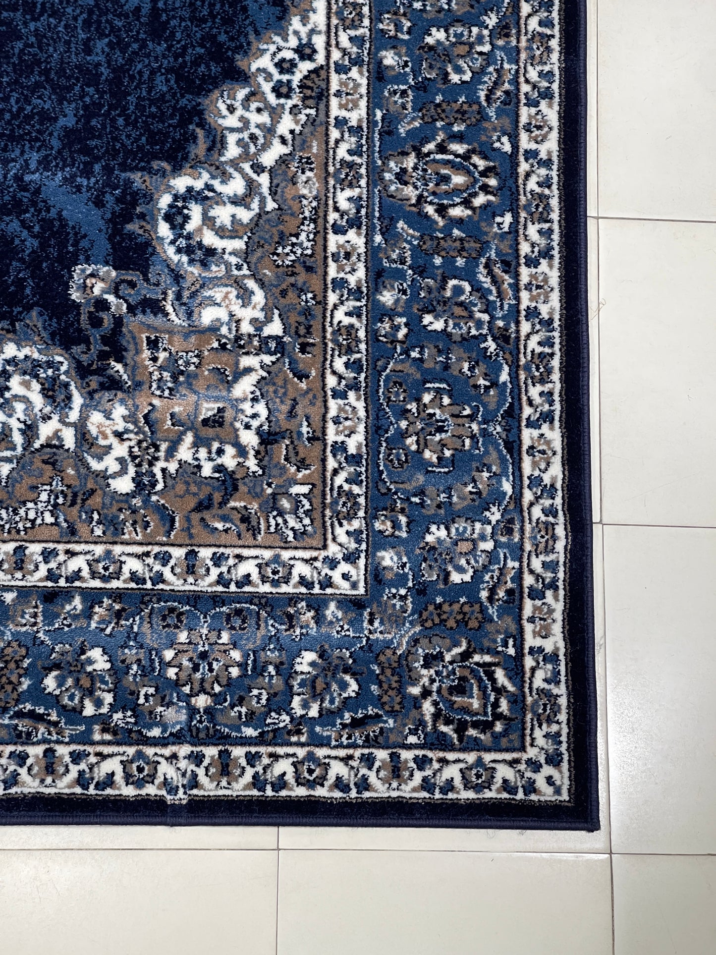 Persian polypropylene Rug,back woven(Article-42-Dark Blue)
Size : 6.6 ft width x 9.6 ft length (200cm x 290cm)