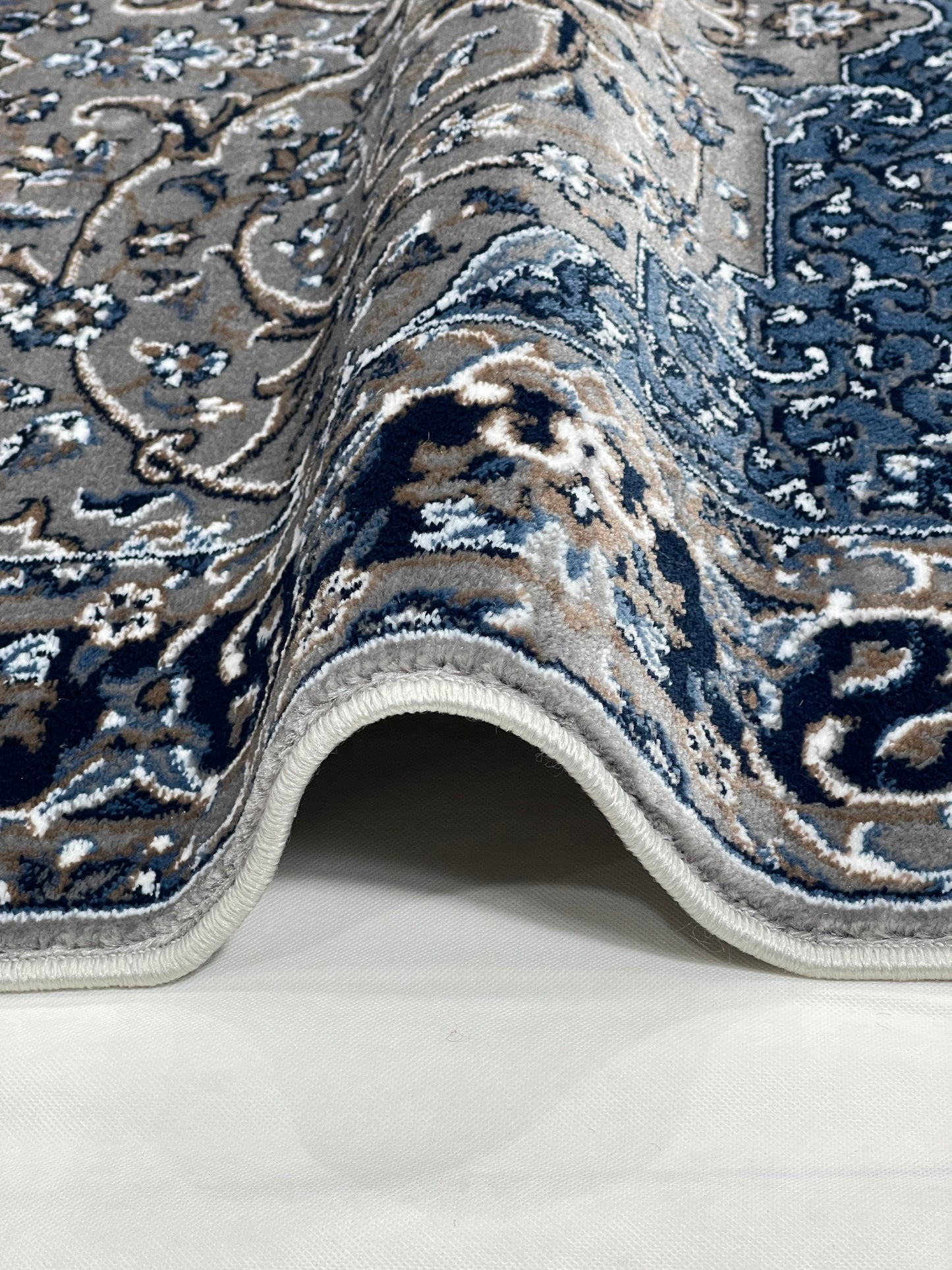 Persian Polypropylene Rug,back woven(Article-21-Grey)